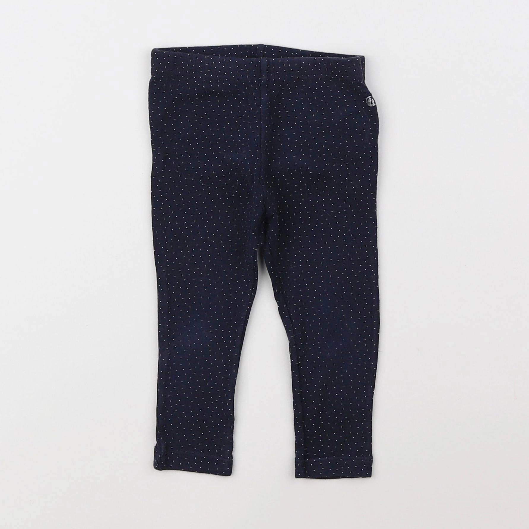 Petit Bateau - legging bleu - 12 mois