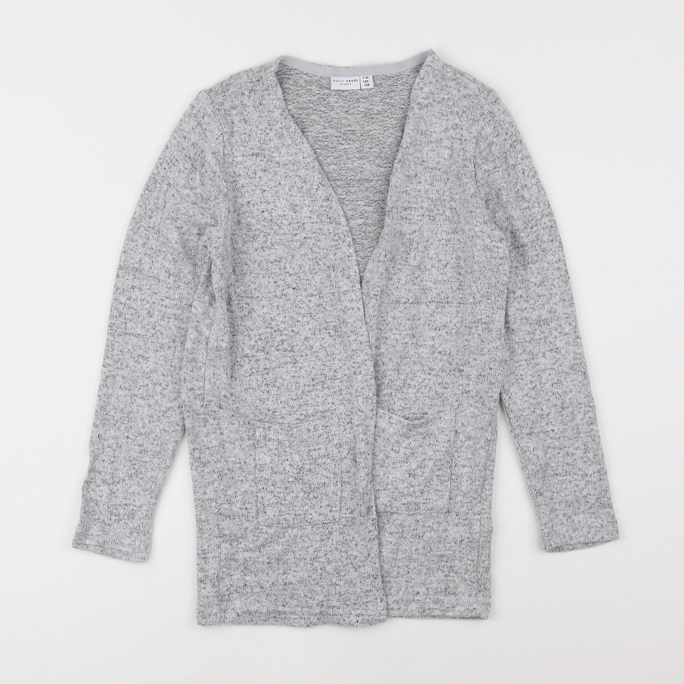 Name it - gilet gris - 7/8 ans