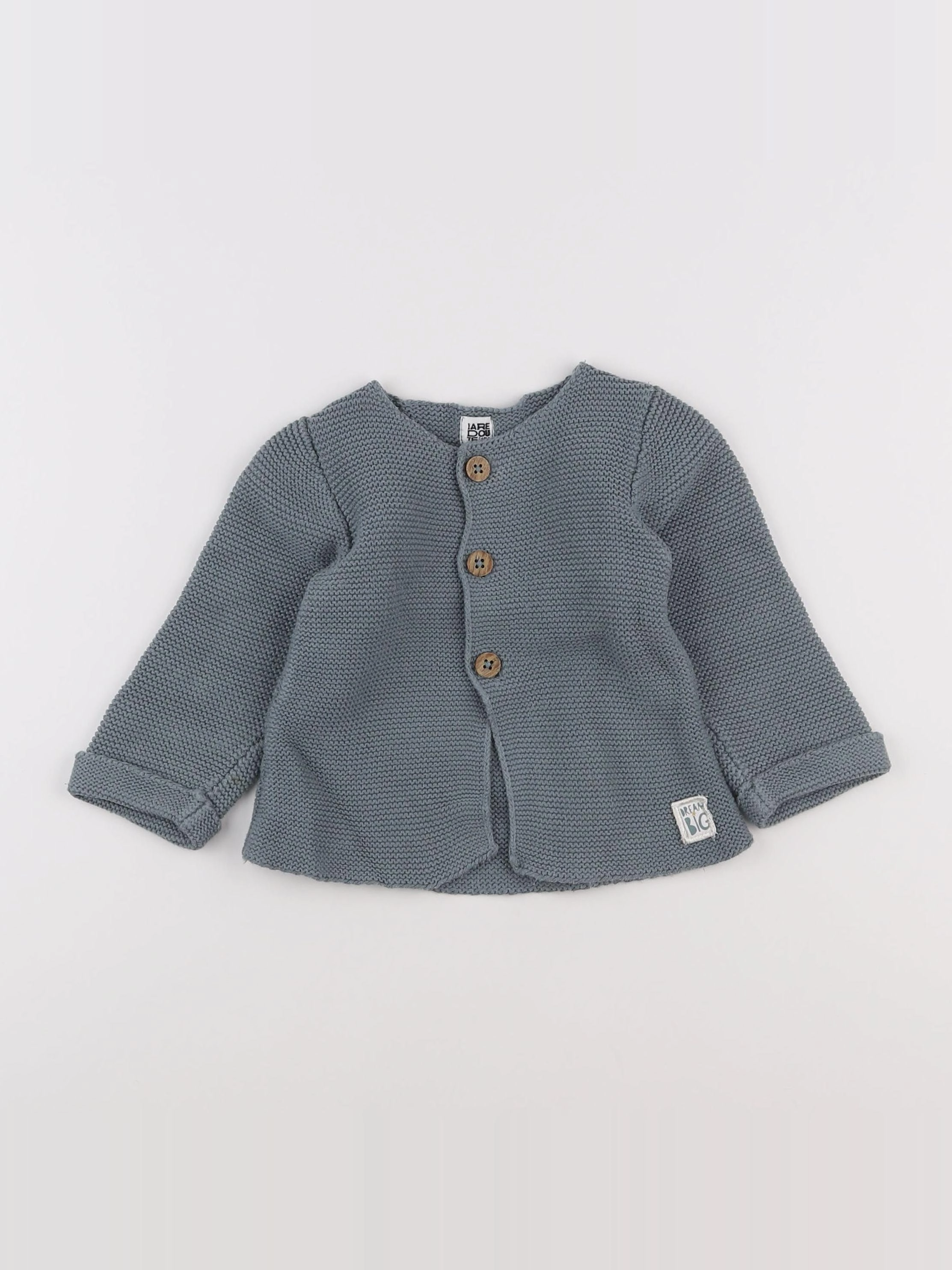 La Redoute - gilet vert - 12 mois