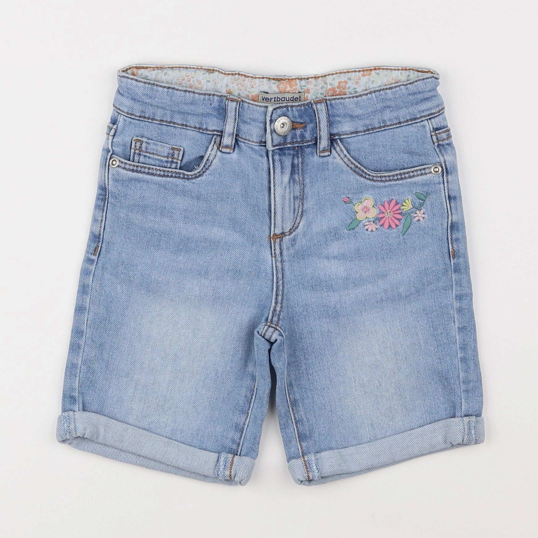 Vertbaudet - short bleu - 5 ans