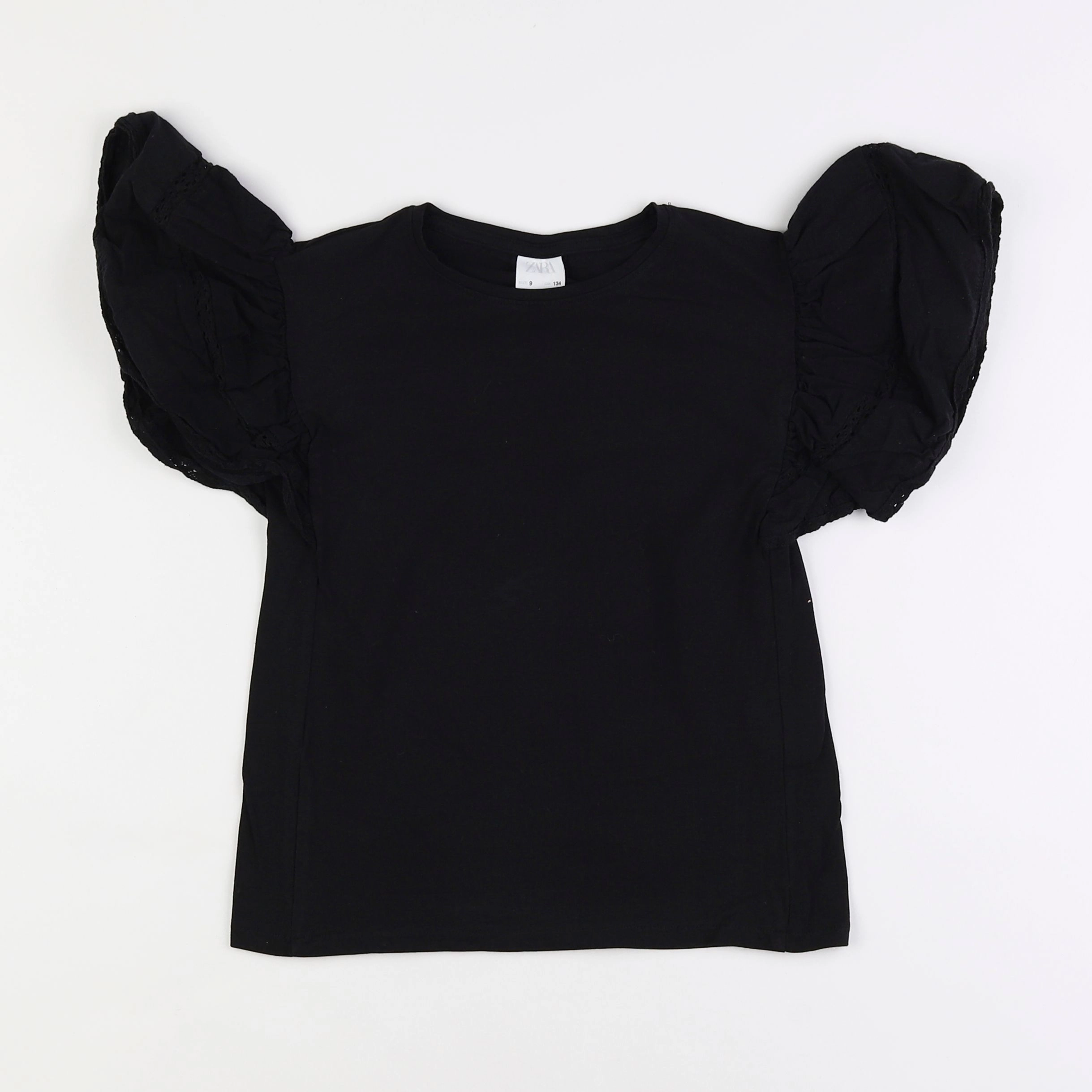 Zara - tee-shirt noir - 9 ans