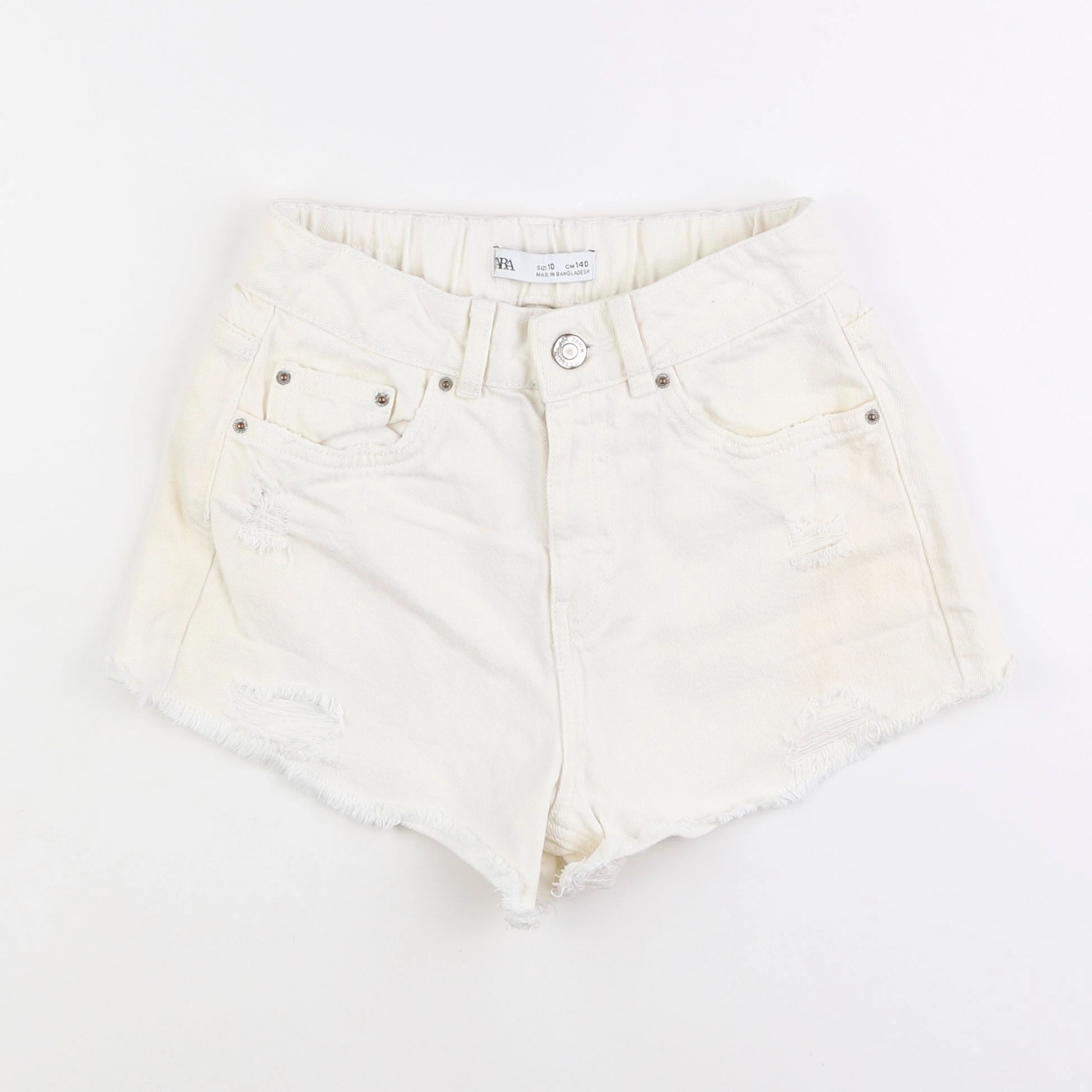 Zara - short blanc - 10 ans