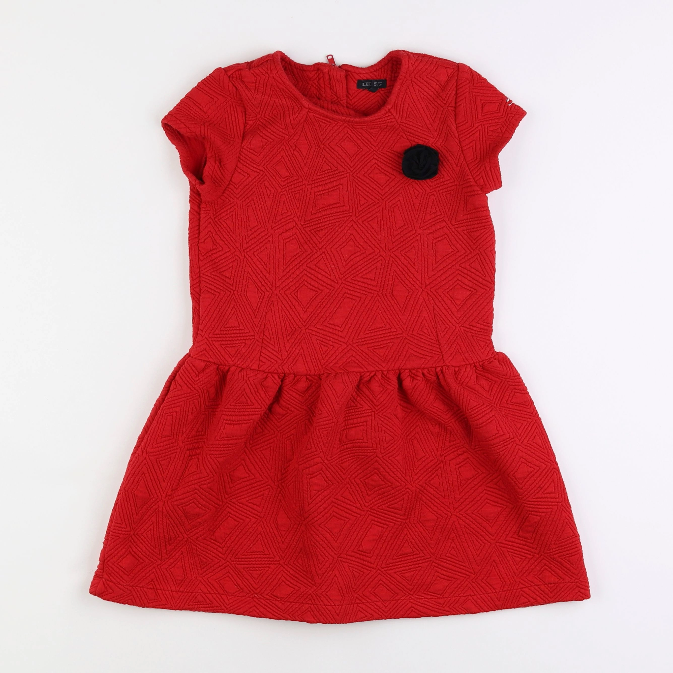 IKKS - robe rouge - 8 ans