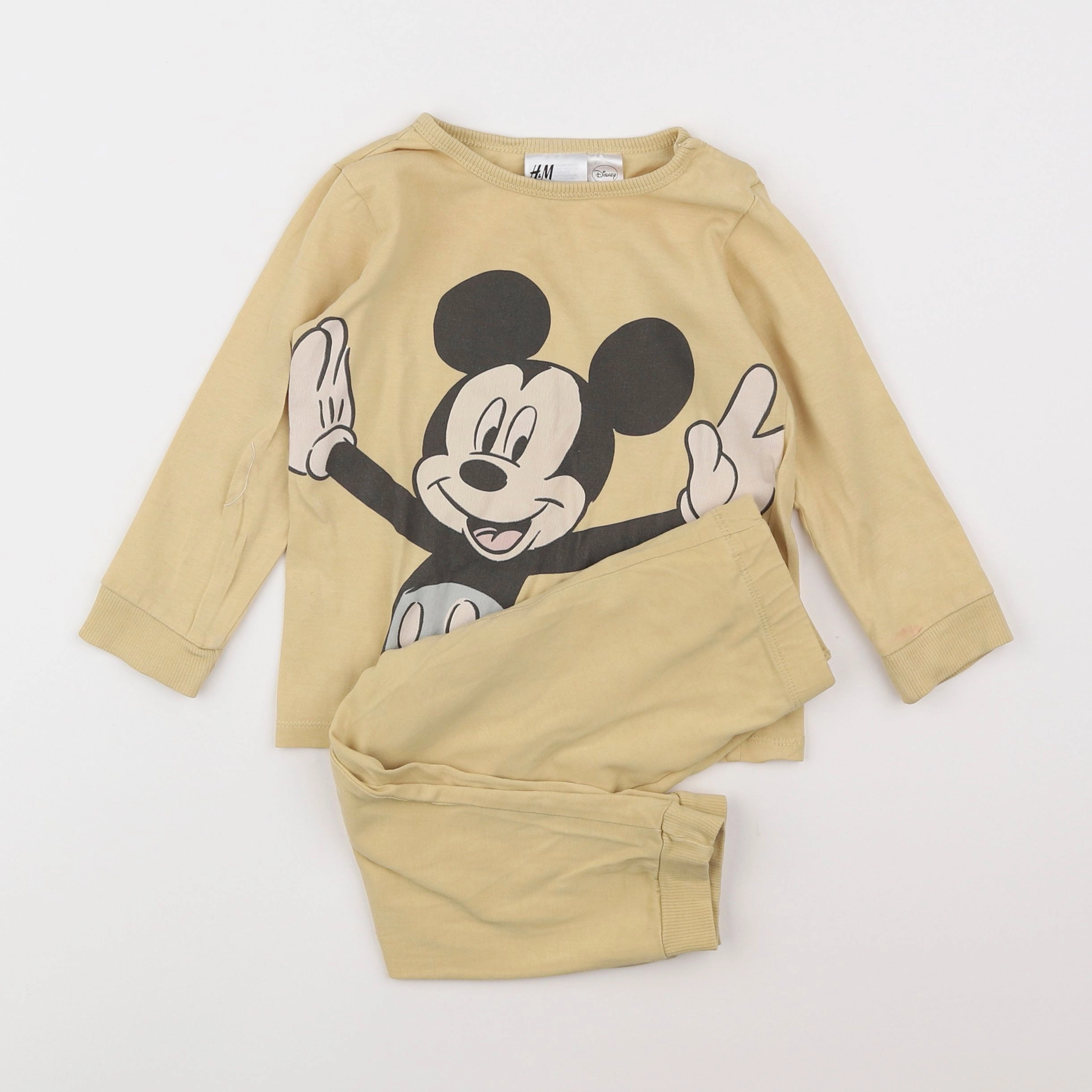 H&M - pyjama jaune - 12/18 mois