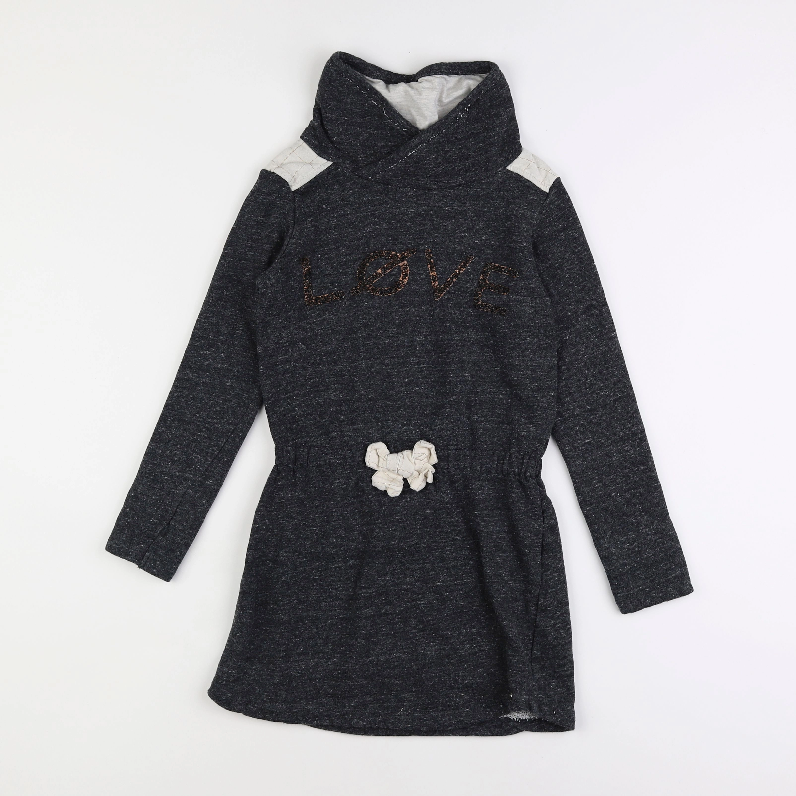 IKKS - robe gris - 10 ans