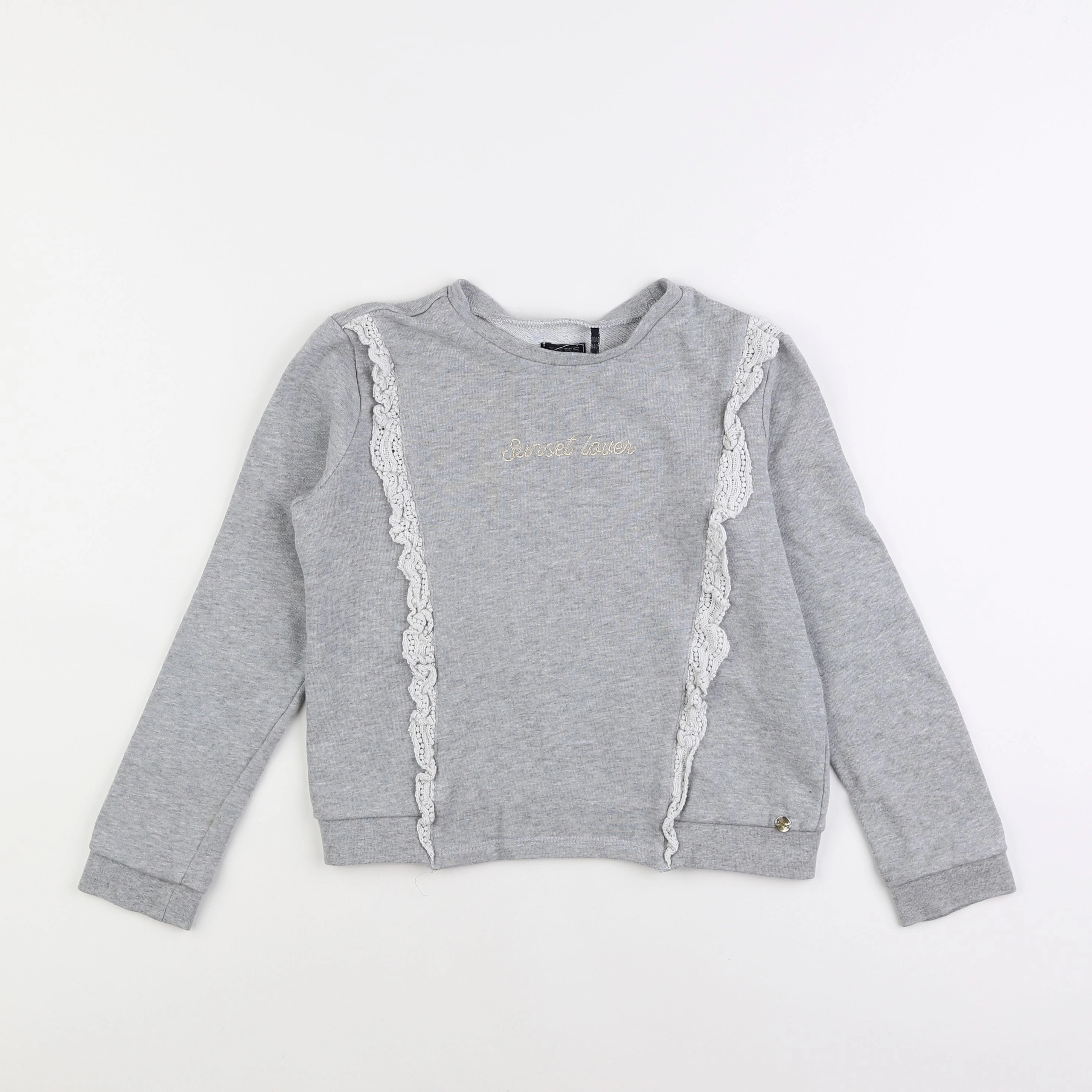 IKKS - sweat gris - 10 ans