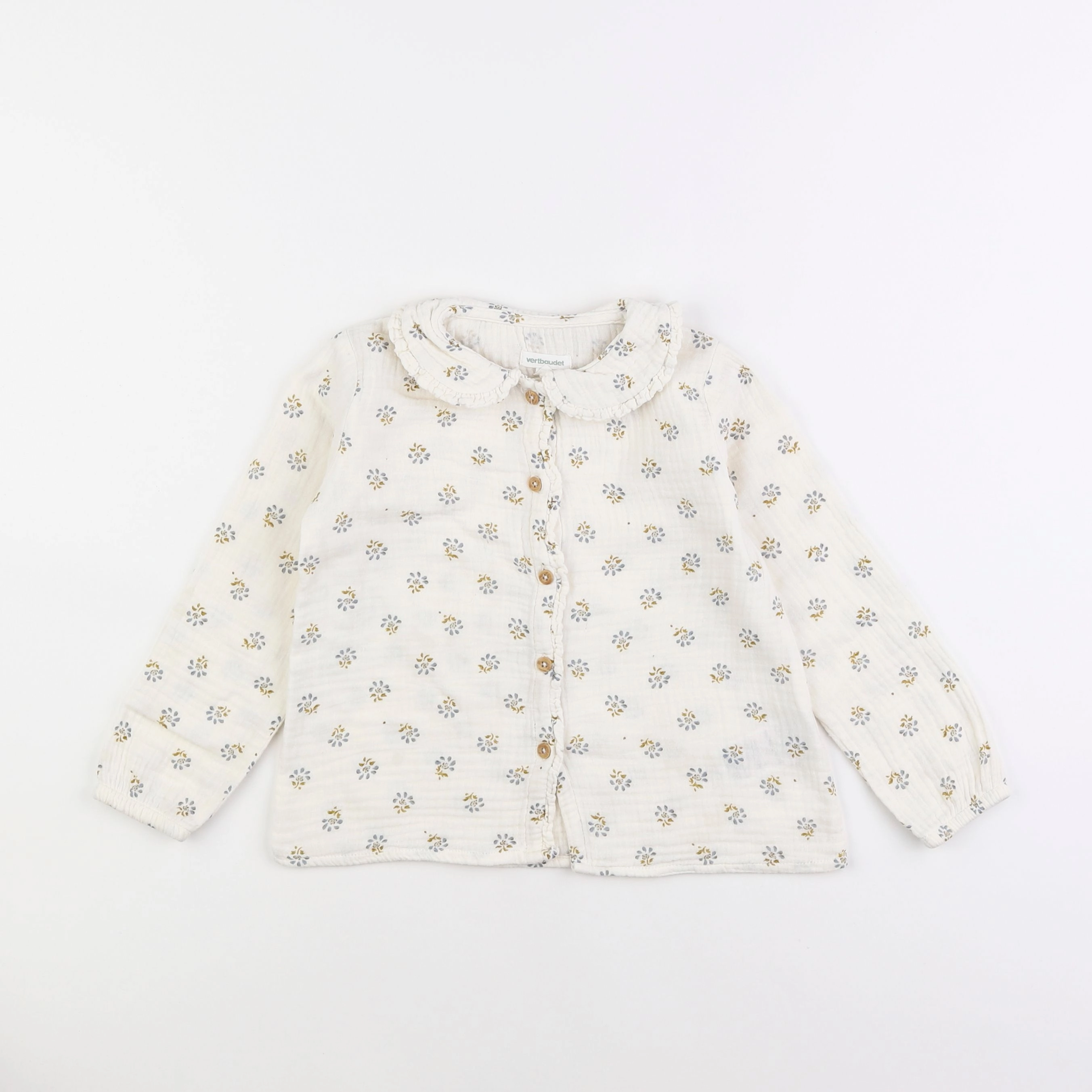 Vertbaudet - blouse beige - 4 ans