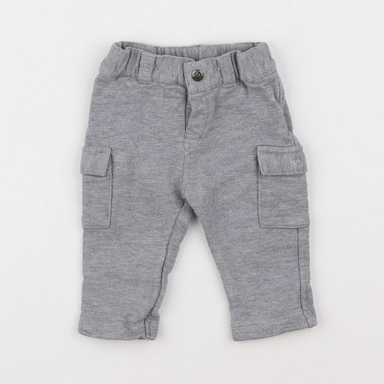 Petit Bateau - pantalon gris - 3 mois