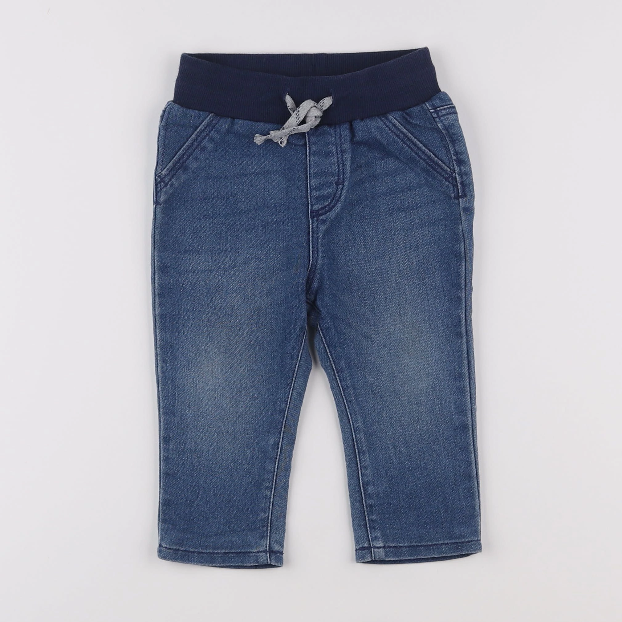 H&M - jean bleu - 9 mois