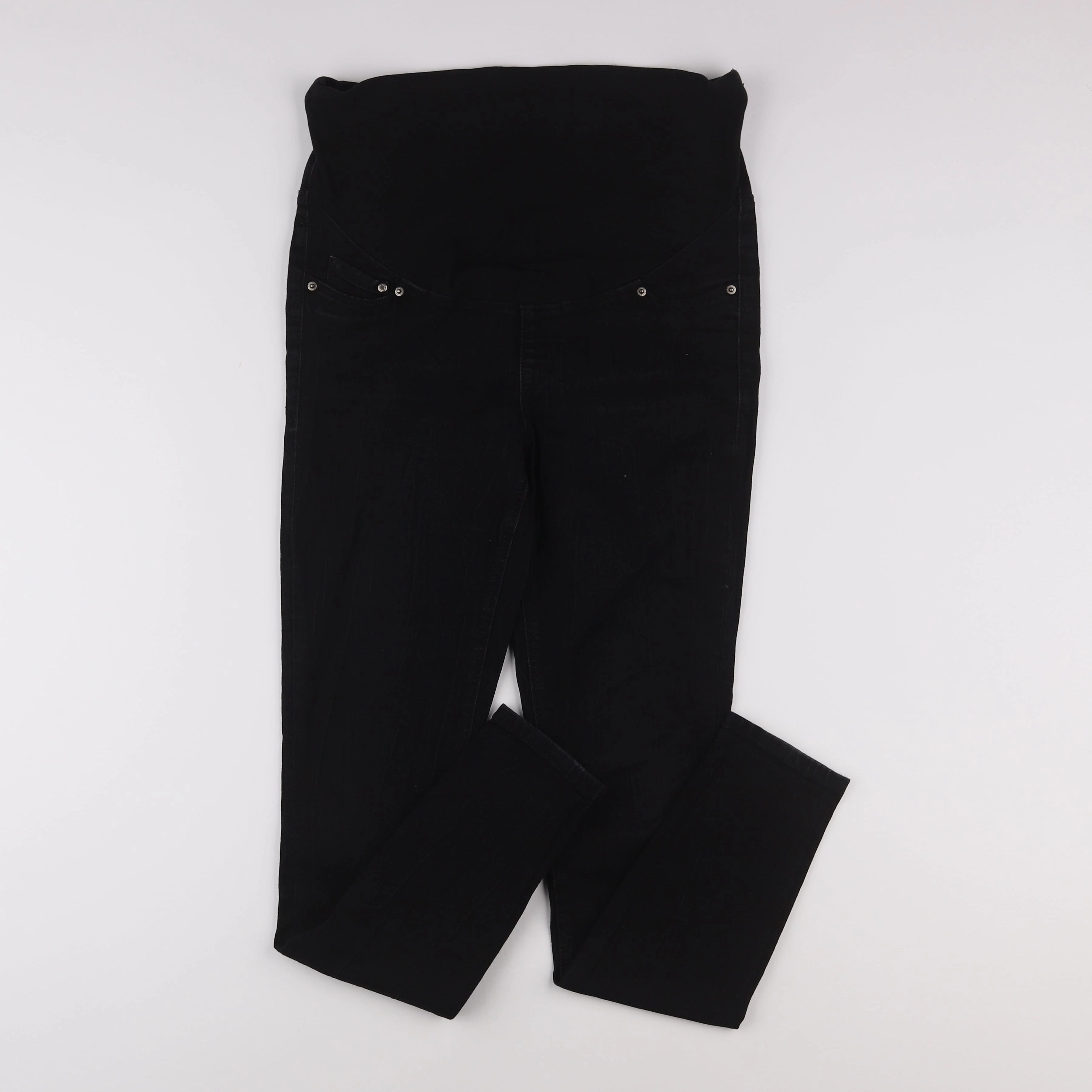 H&M - jean grossesse noir - 38