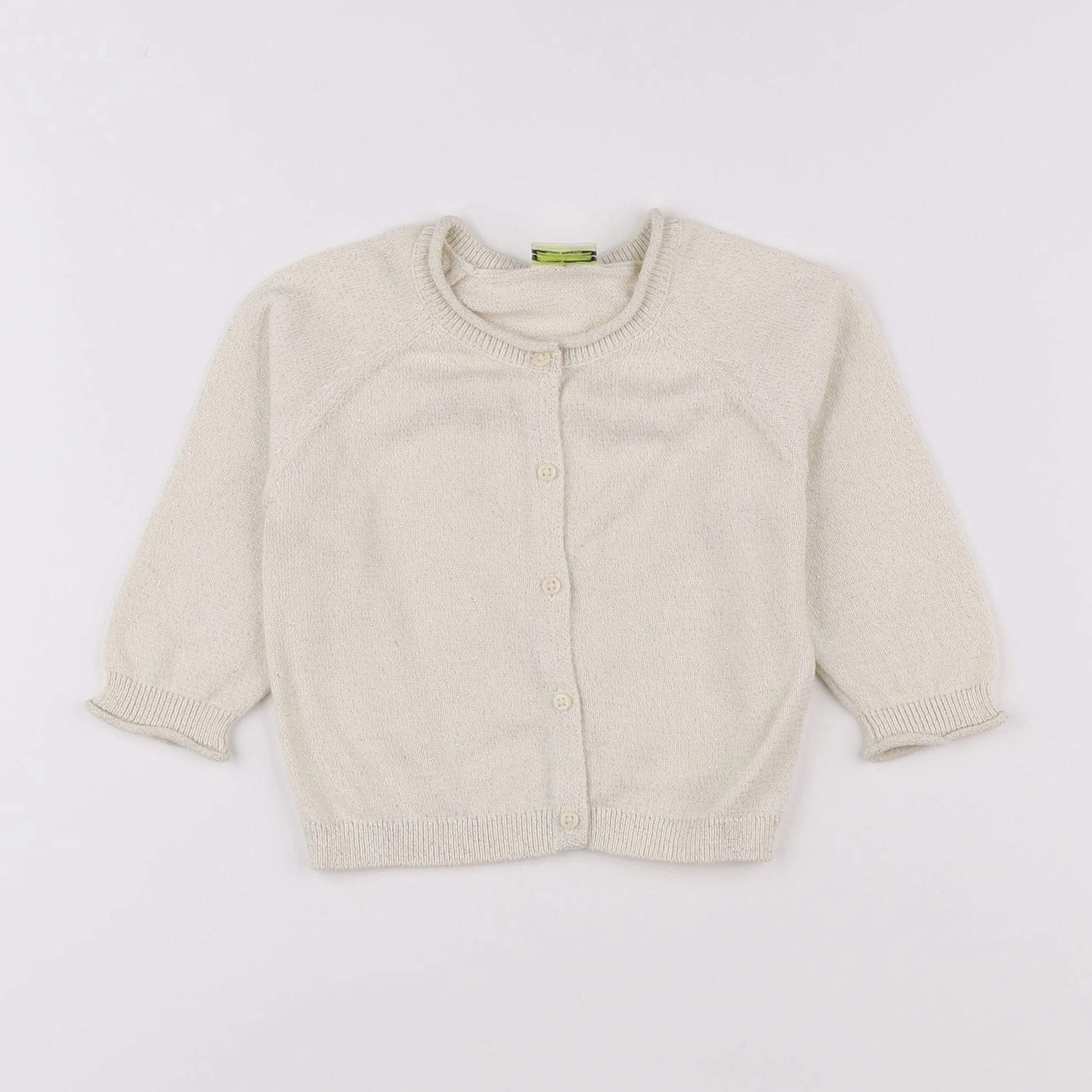 Tape à l'oeil - gilet beige - 12 mois