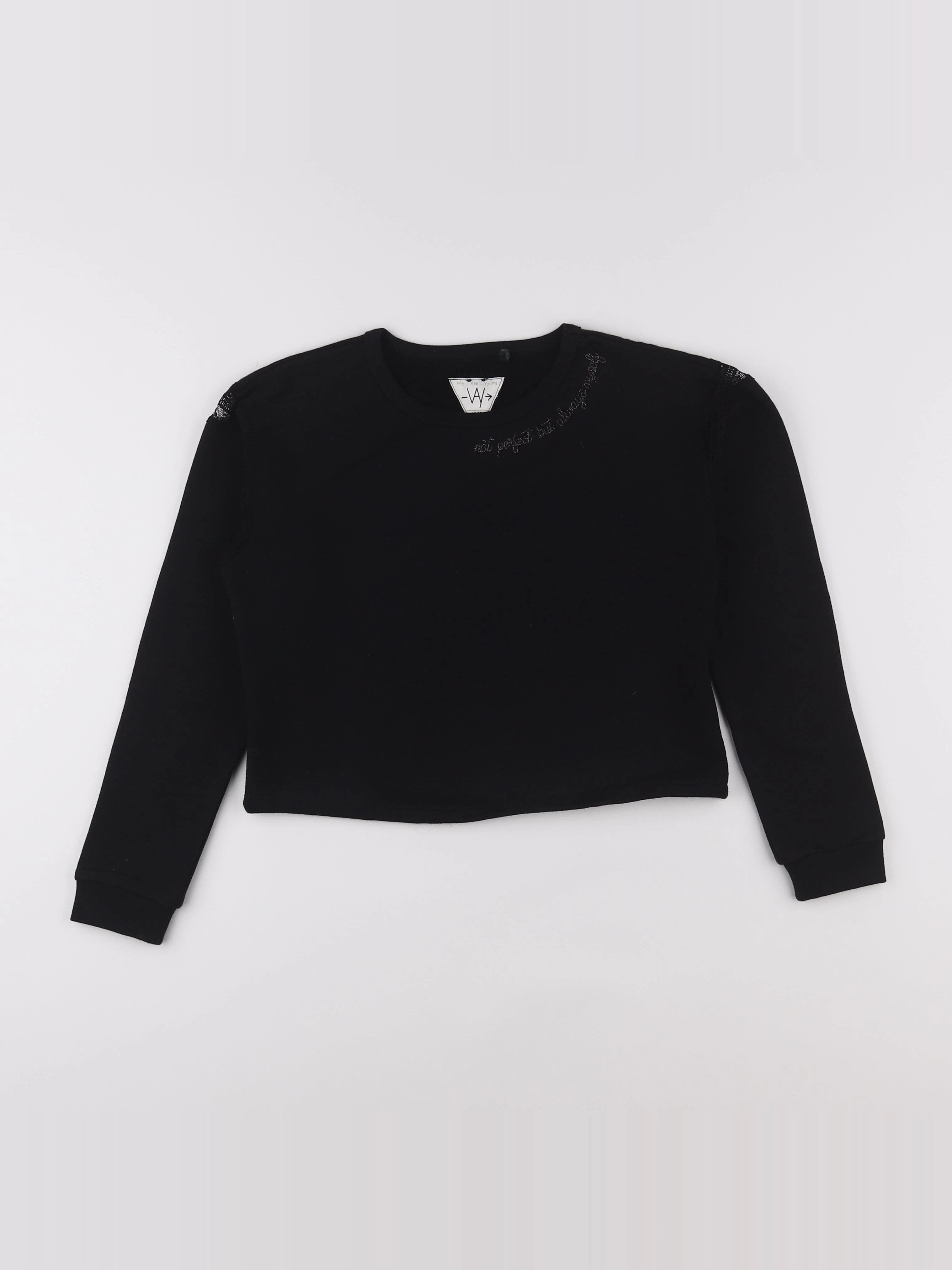 IKKS - sweat noir - 10 ans