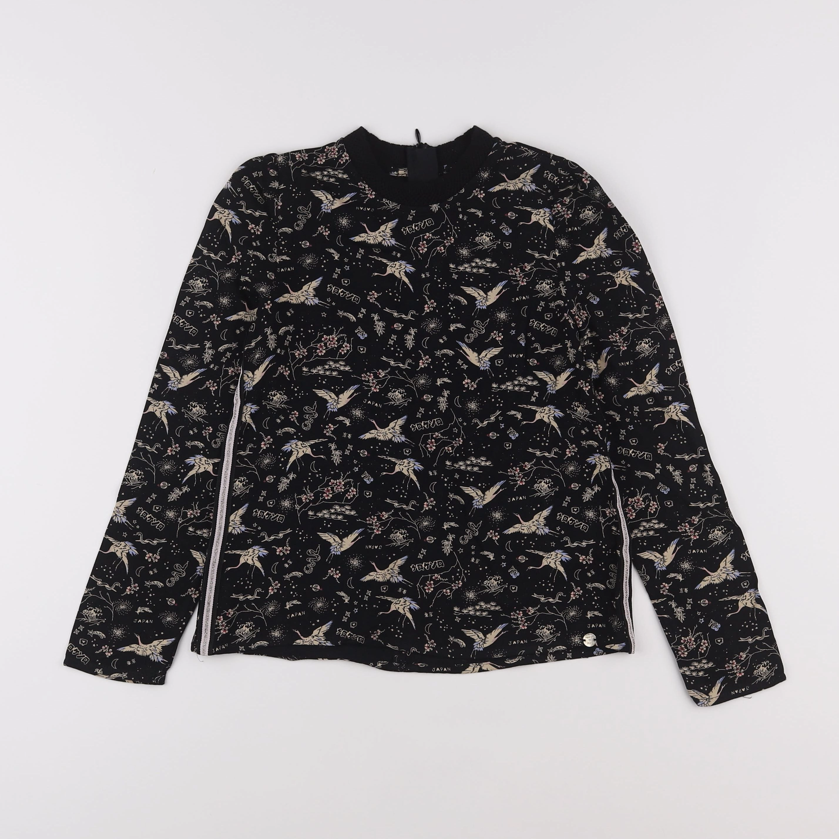 IKKS - blouse noir - 8 ans