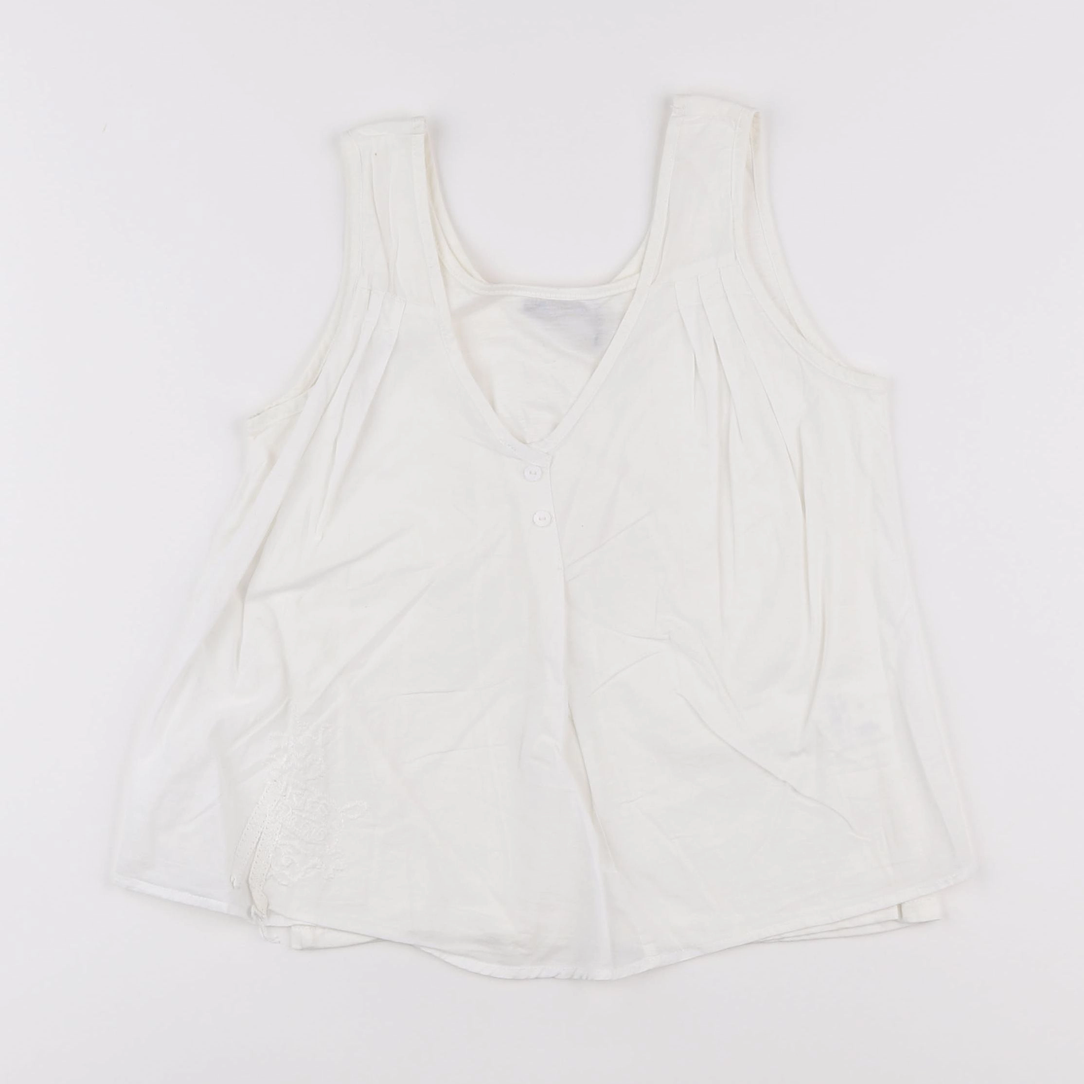 IKKS - blouse blanc - 8 ans