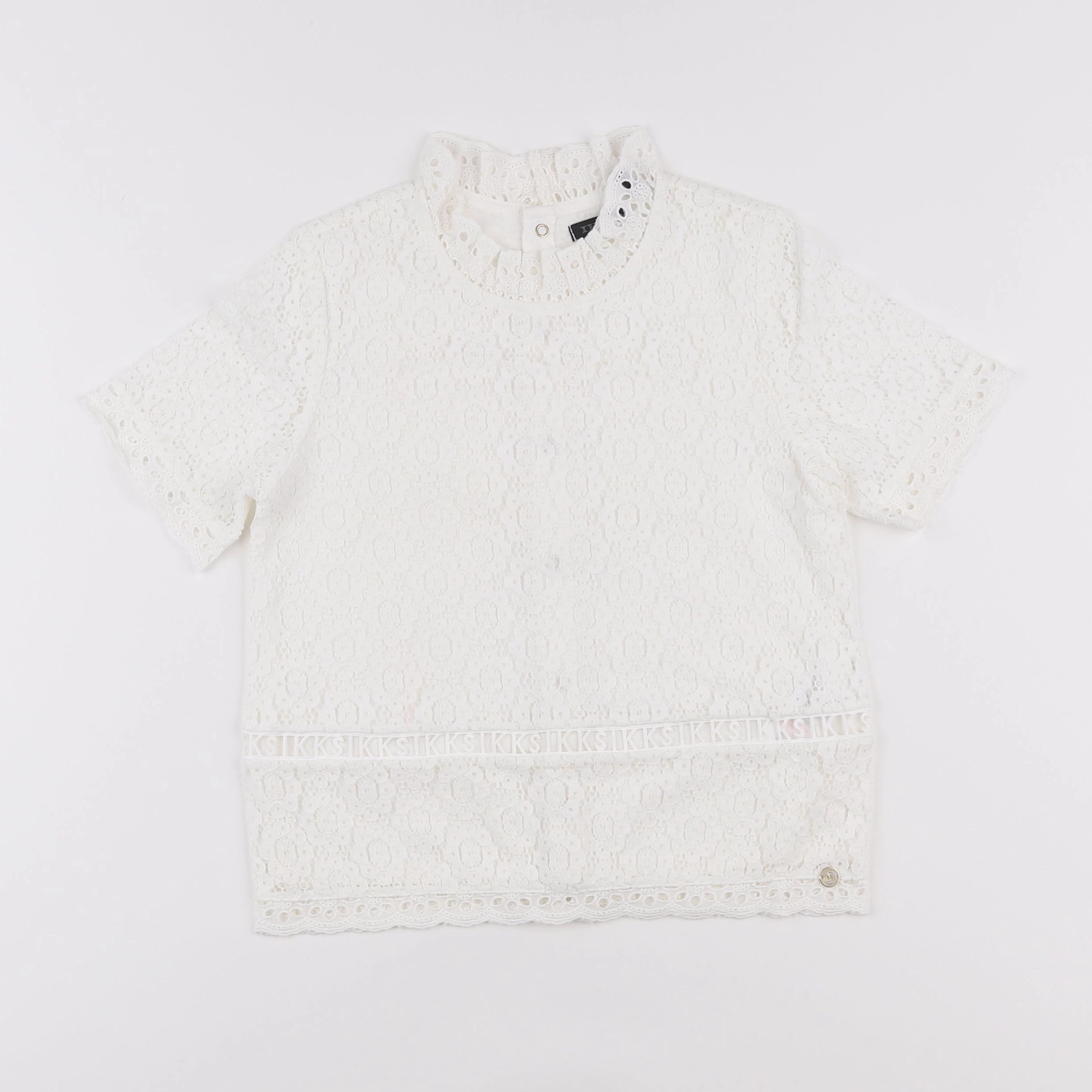 IKKS - blouse blanc - 8 ans