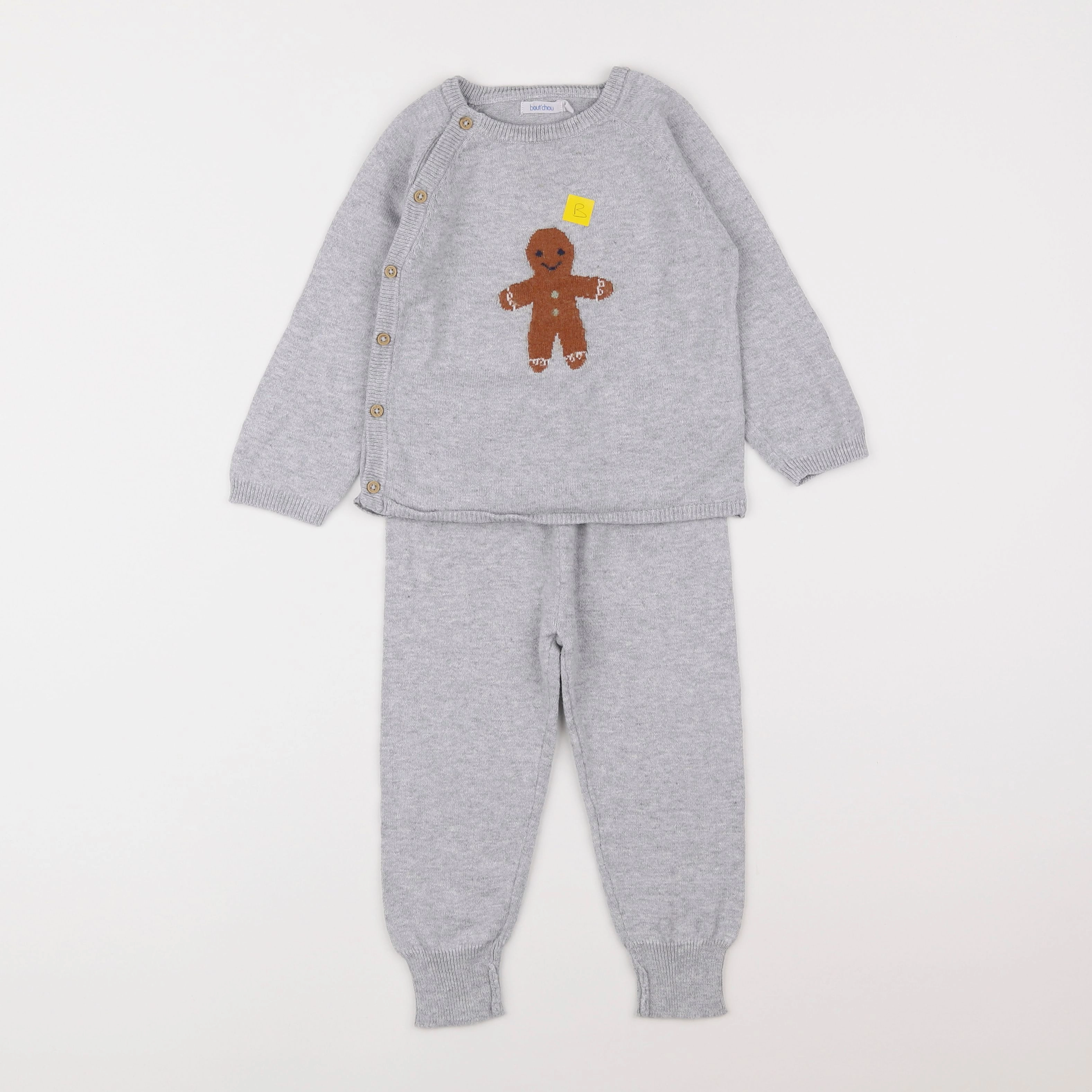 Boutchou - ensemble gris - 18 mois