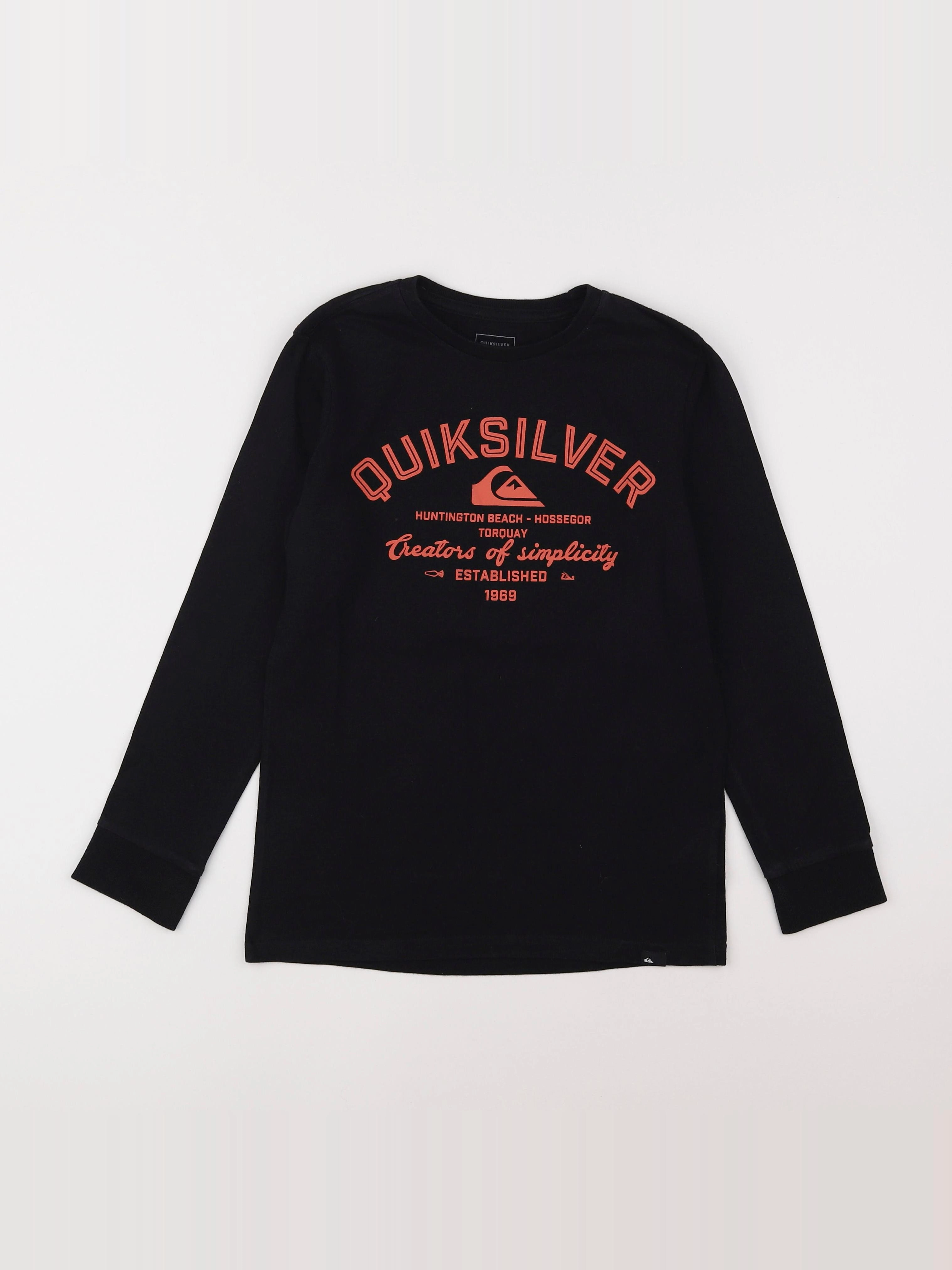 Quiksilver - tee-shirt noir - 8 ans