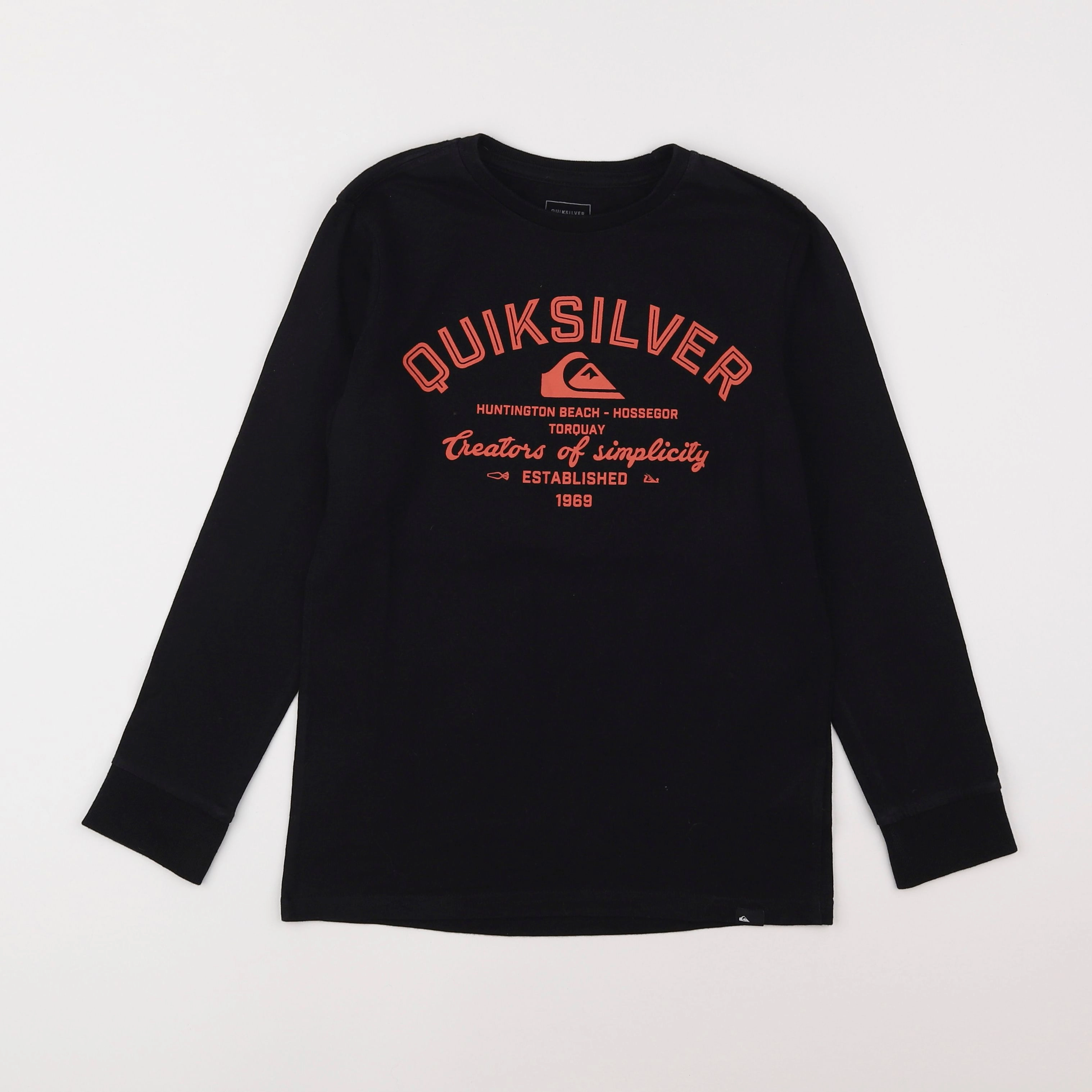 Quiksilver - tee-shirt noir - 8 ans