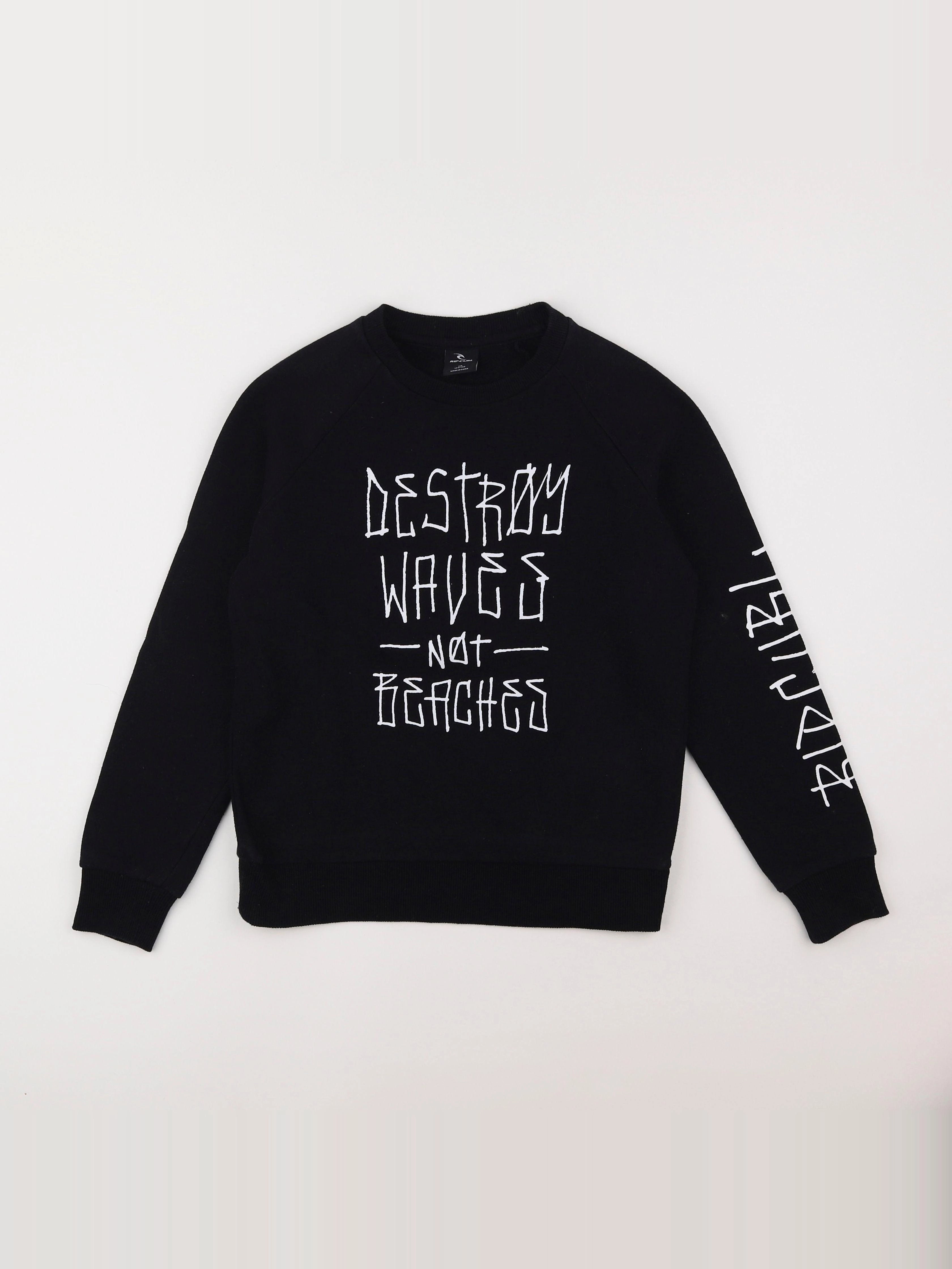 Rip curl - sweat noir - 10 ans