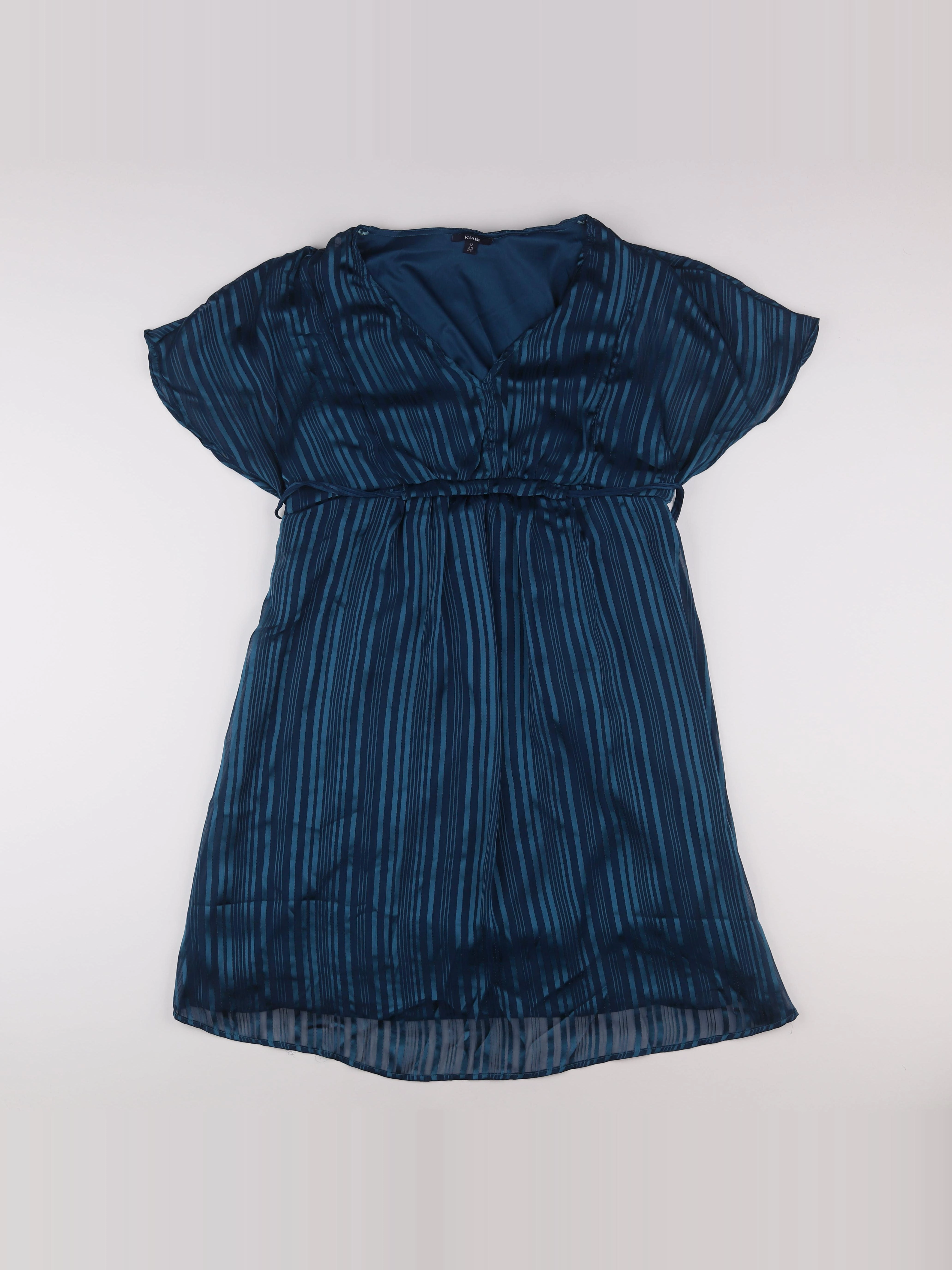 Kiabi - robe grossesse bleu - 42