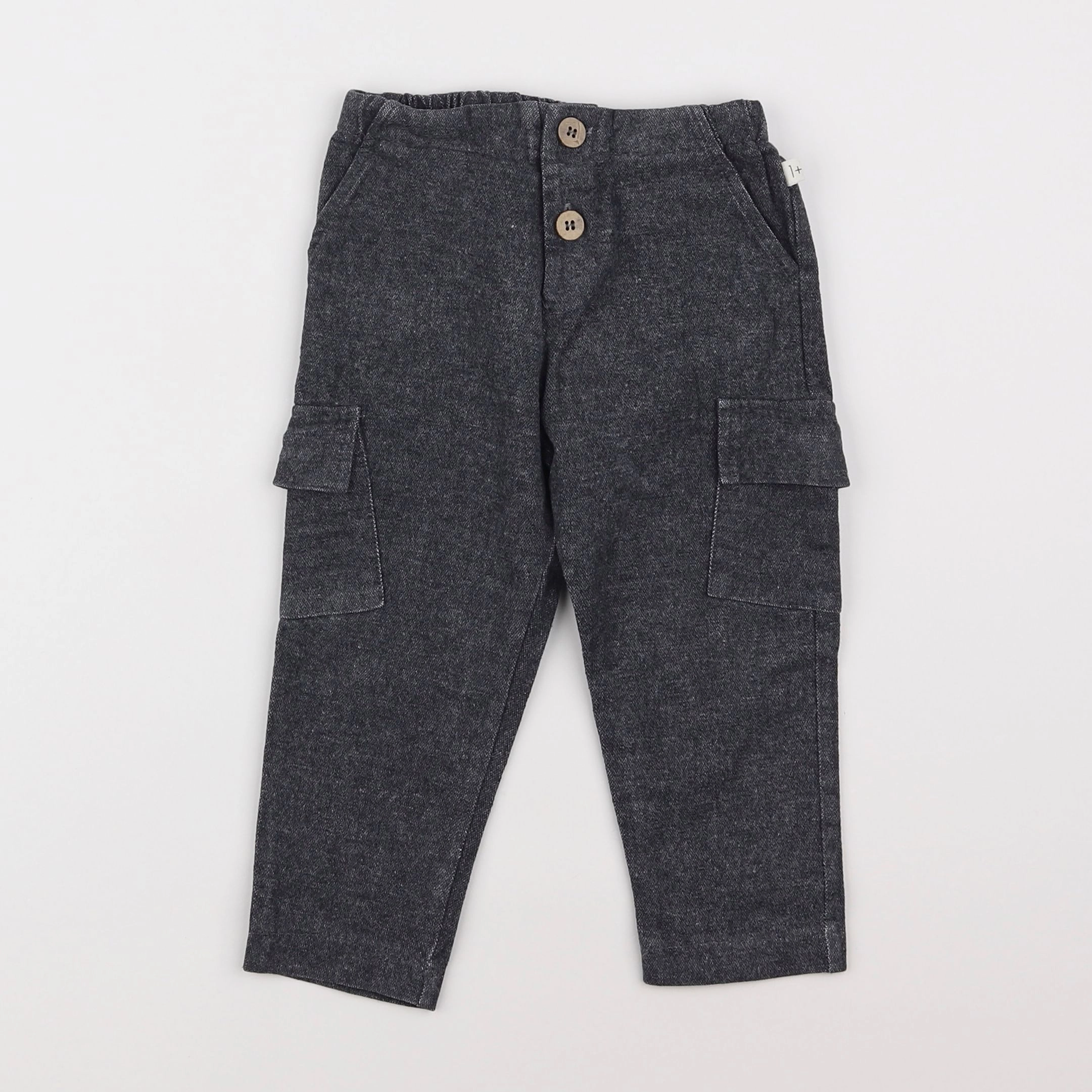 1+ In the family - pantalon gris - 18 mois