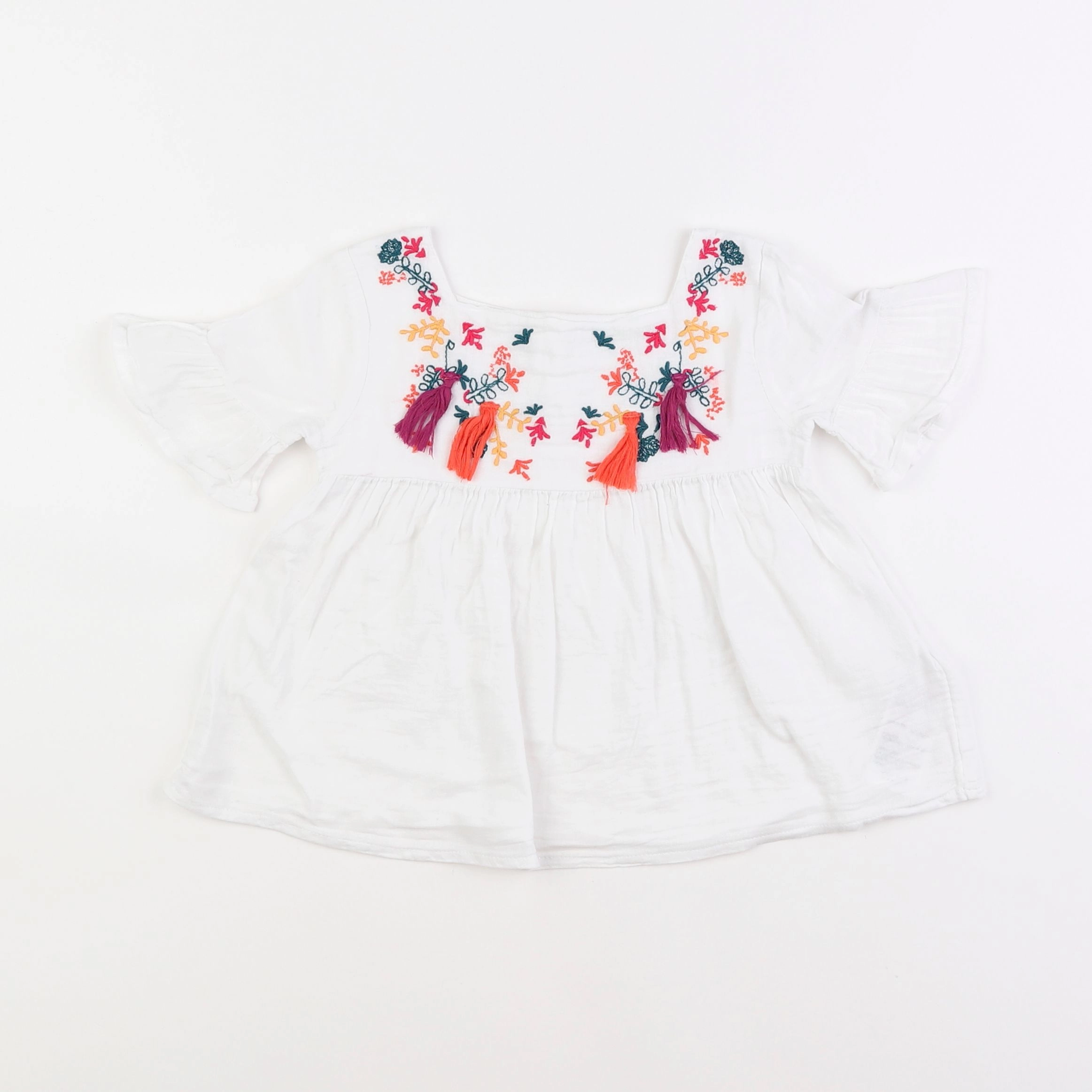 Vertbaudet - blouse blanc - 4 ans