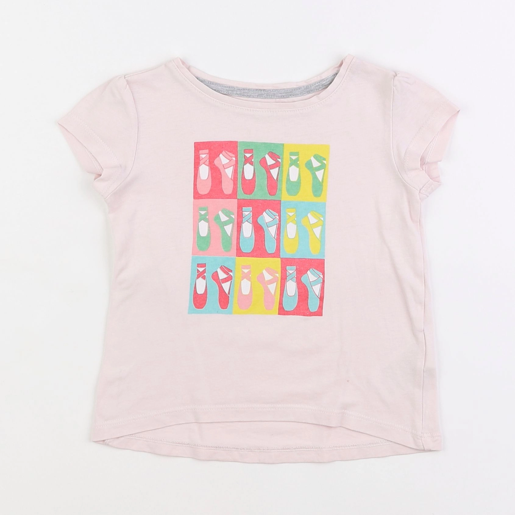 Vertbaudet - tee-shirt rose - 3 ans