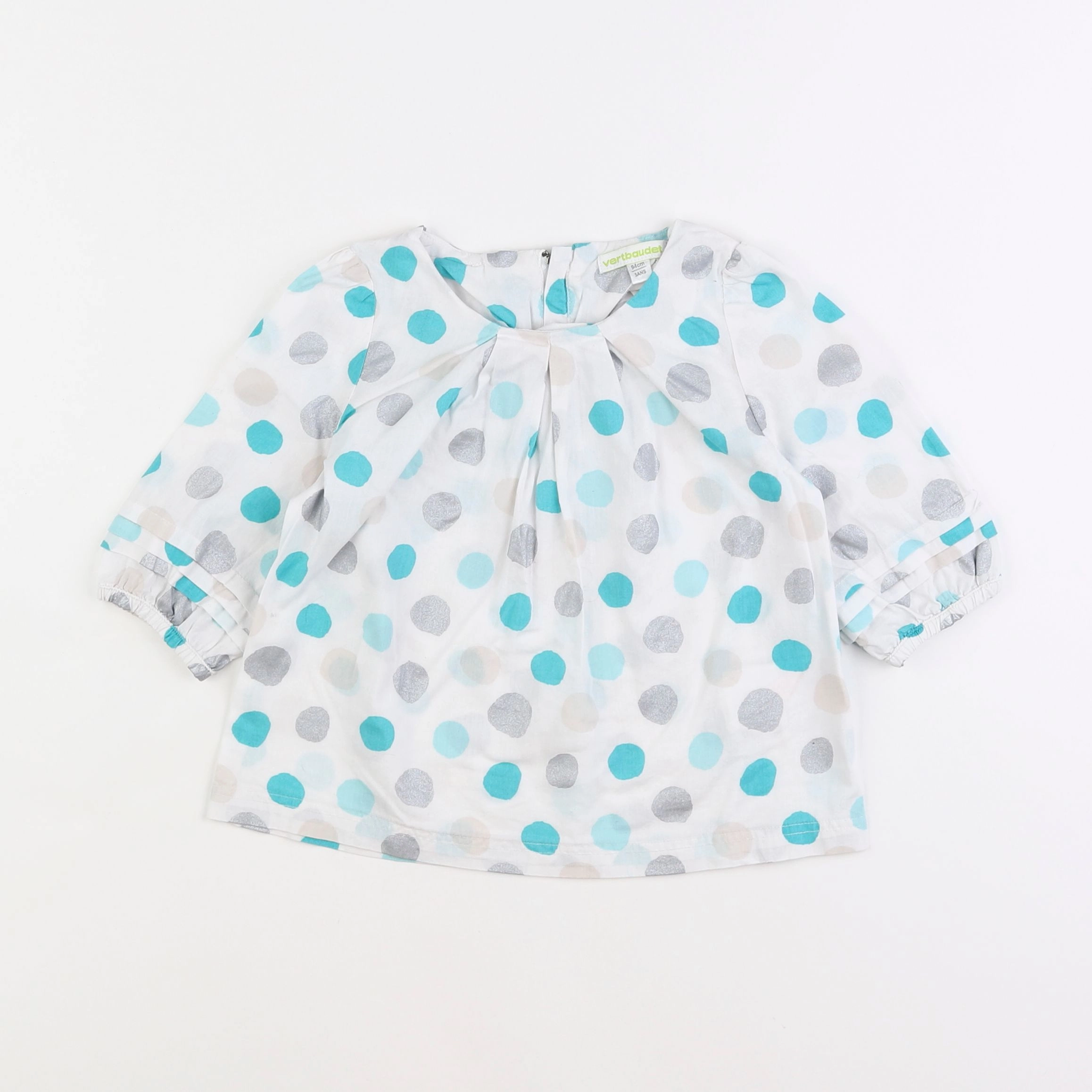 Vertbaudet - blouse blanc - 3 ans