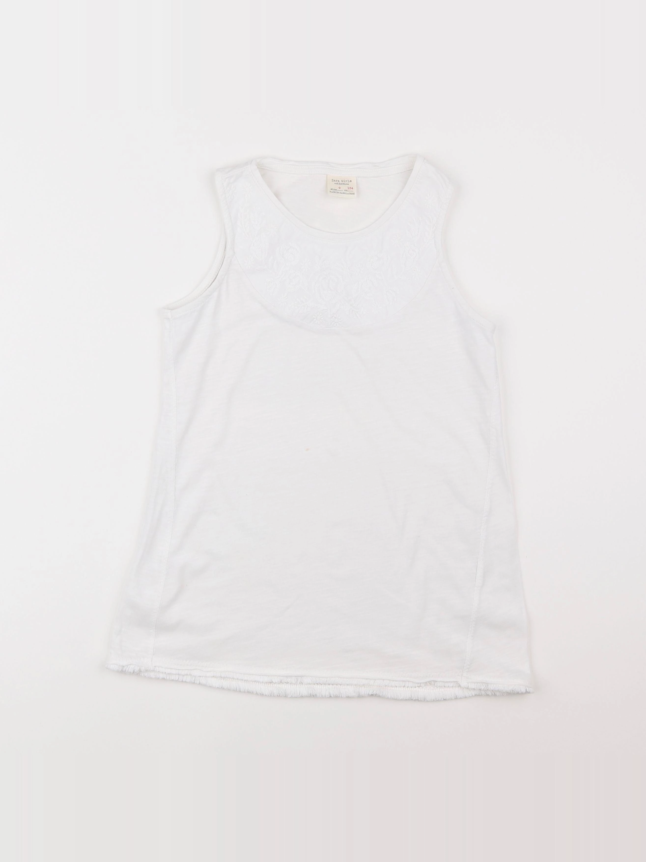 Zara - débardeur blanc - 9 ans