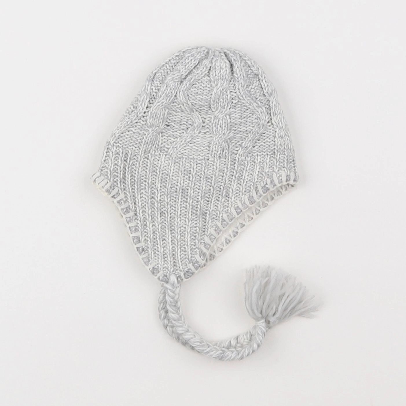 H&M - bonnet gris - 3/6 mois