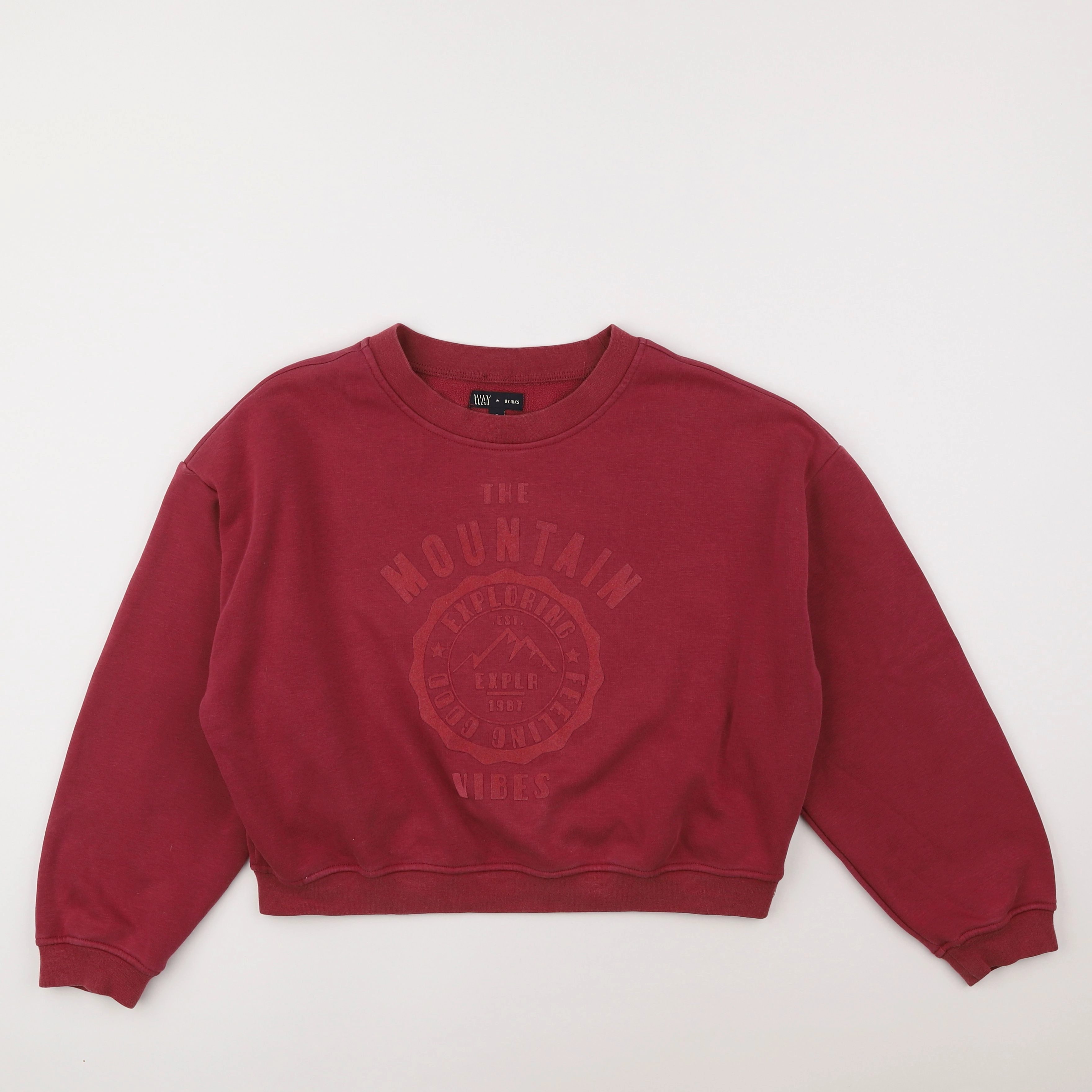 IKKS - sweat rouge - 14 ans