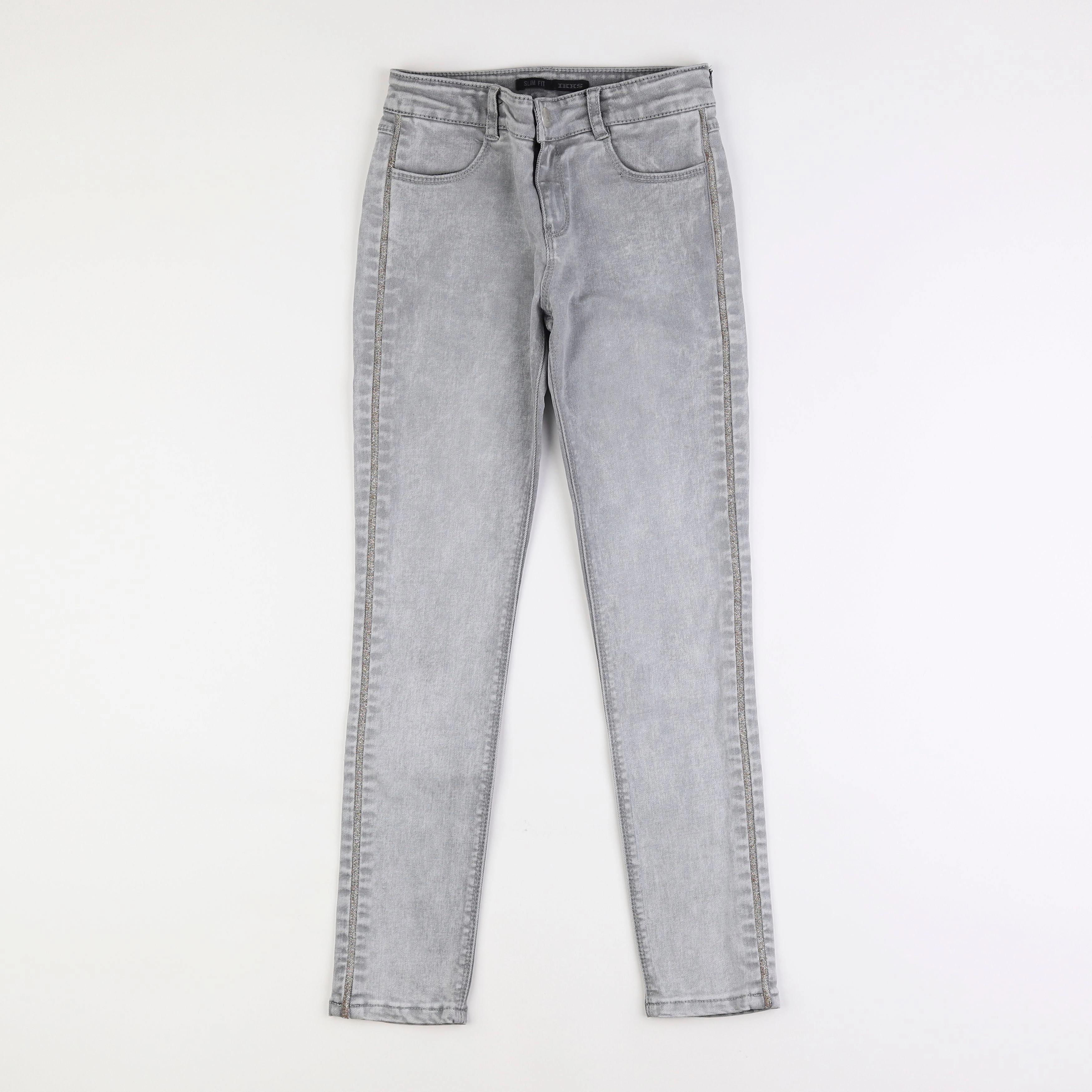 IKKS - pantalon gris - 10 ans