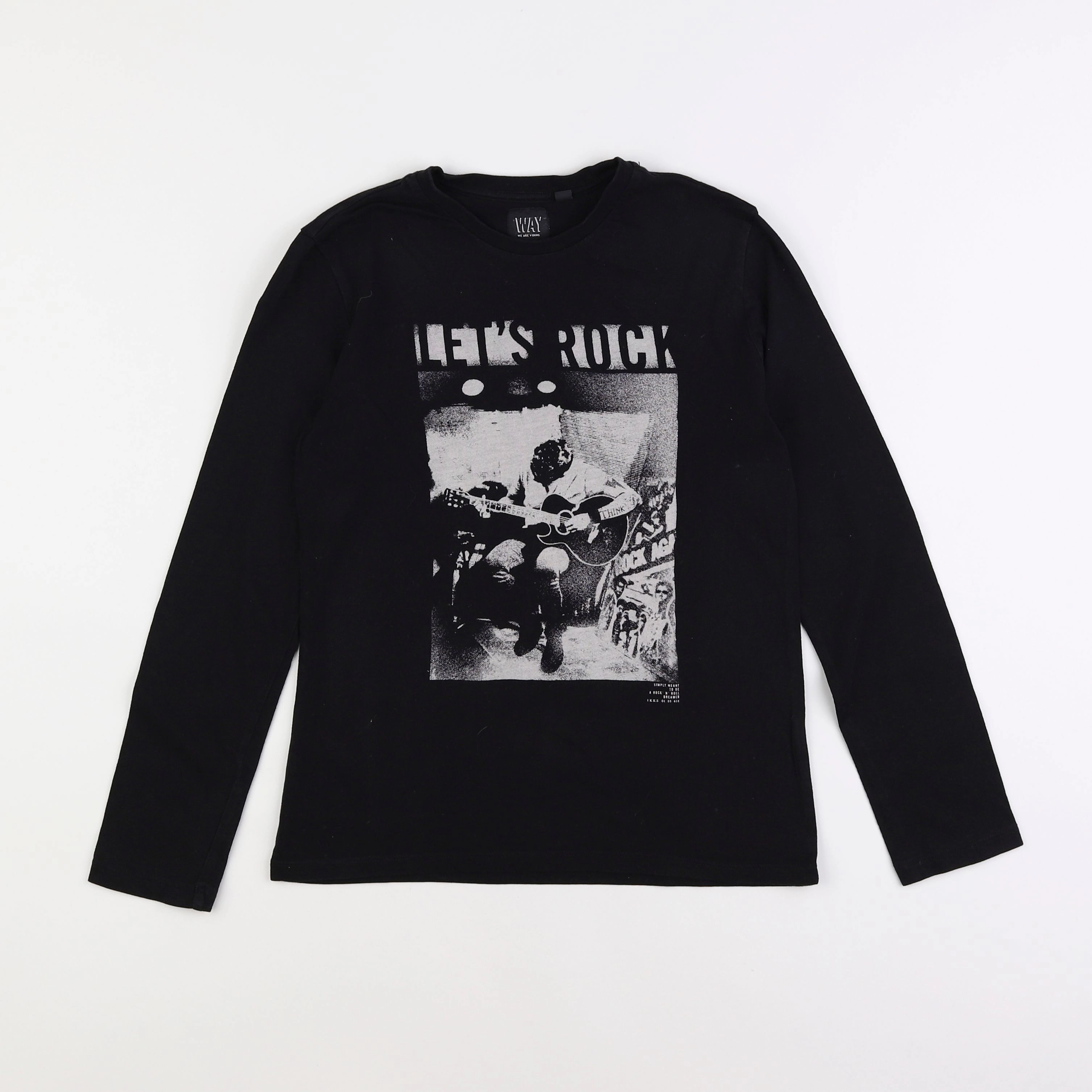 IKKS - tee-shirt noir - 10 ans