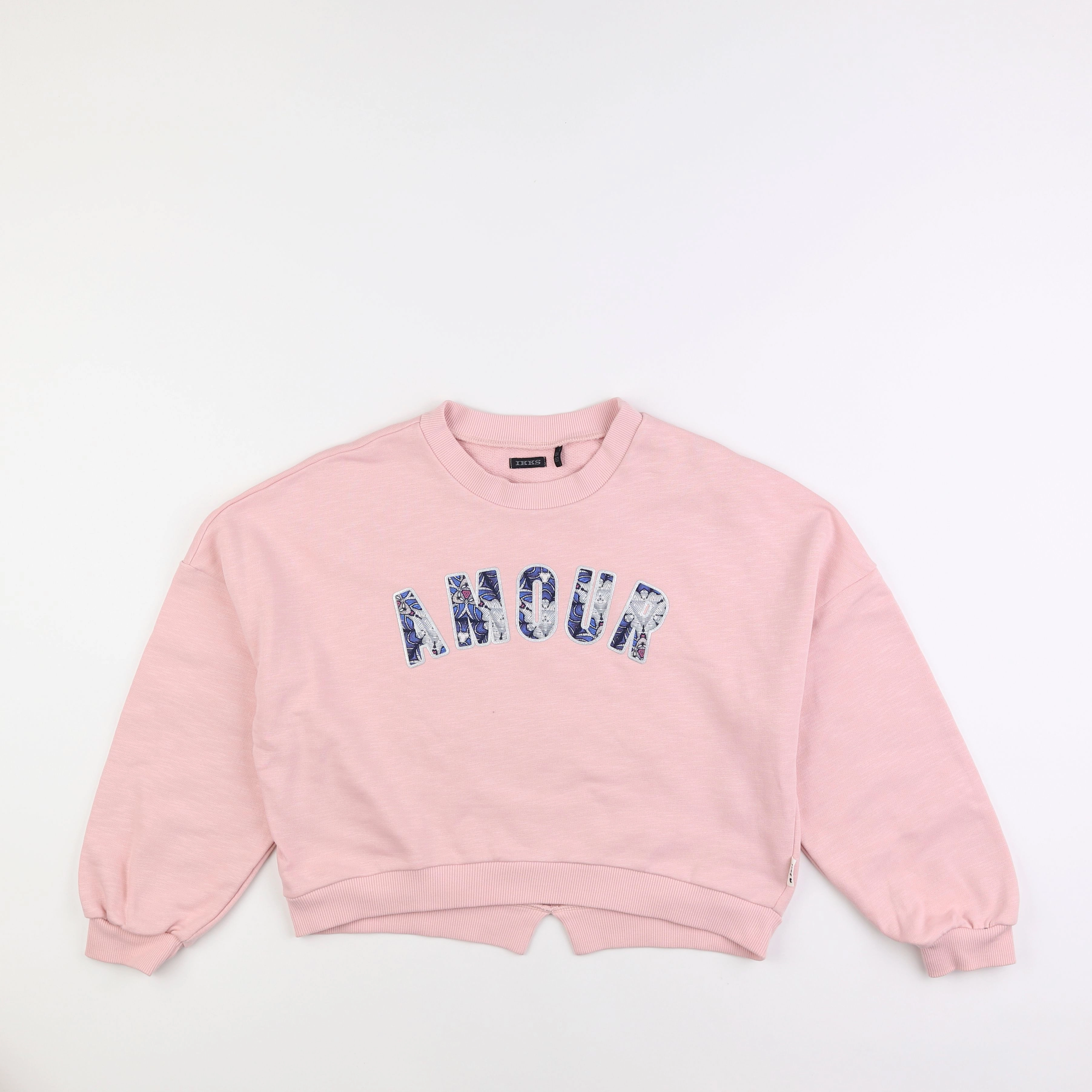 IKKS - sweat rose - 12 ans