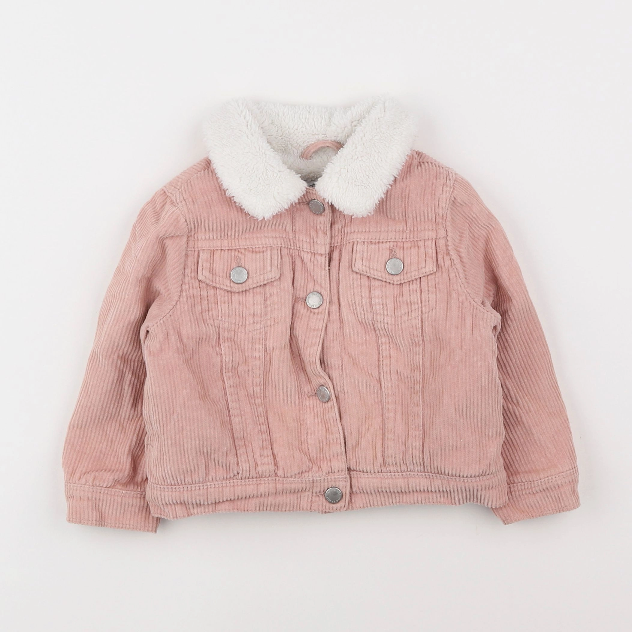 Vertbaudet - veste rose - 2 ans