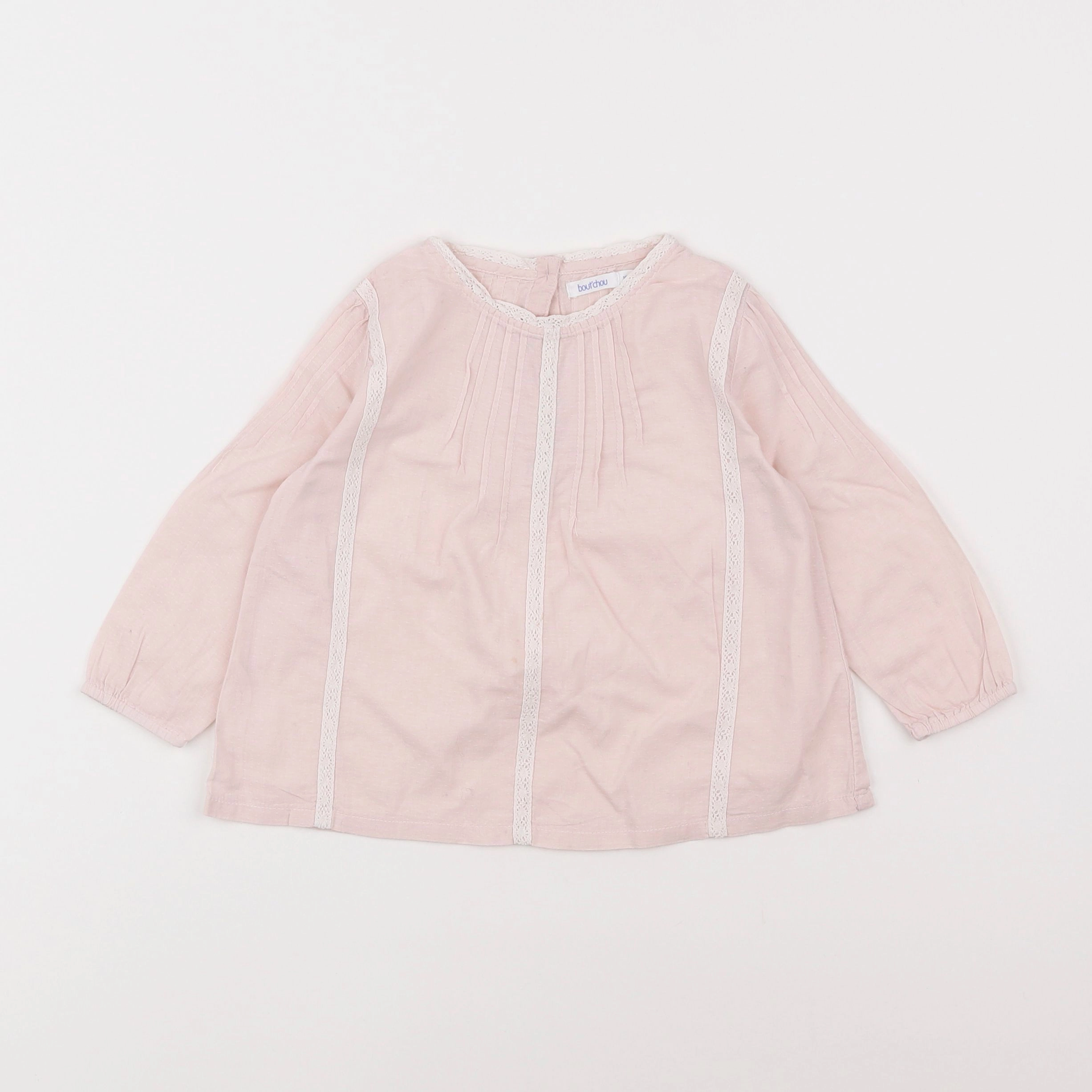 Boutchou - blouse rose - 18 mois