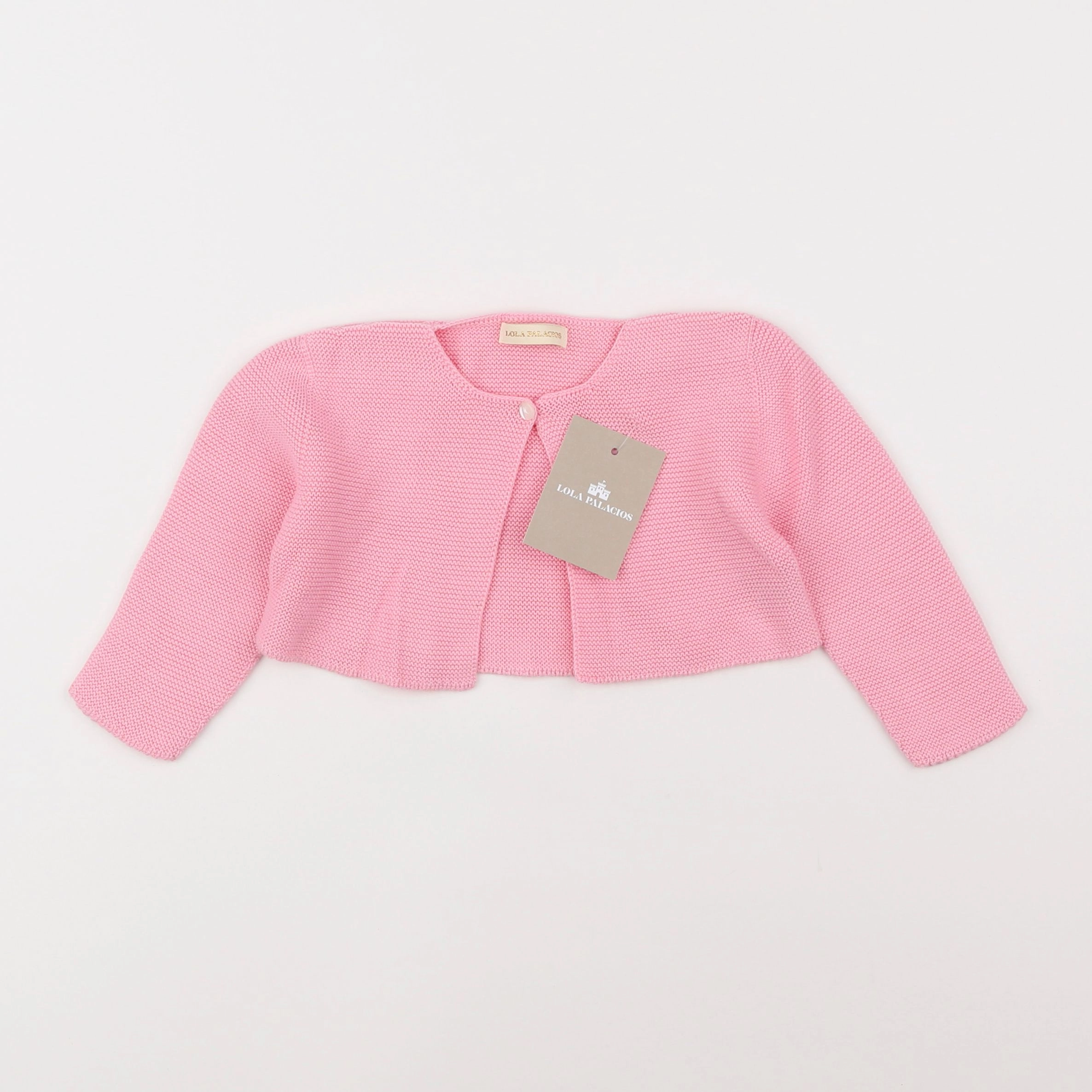 Lola Palacios - gilet rose - 2 ans