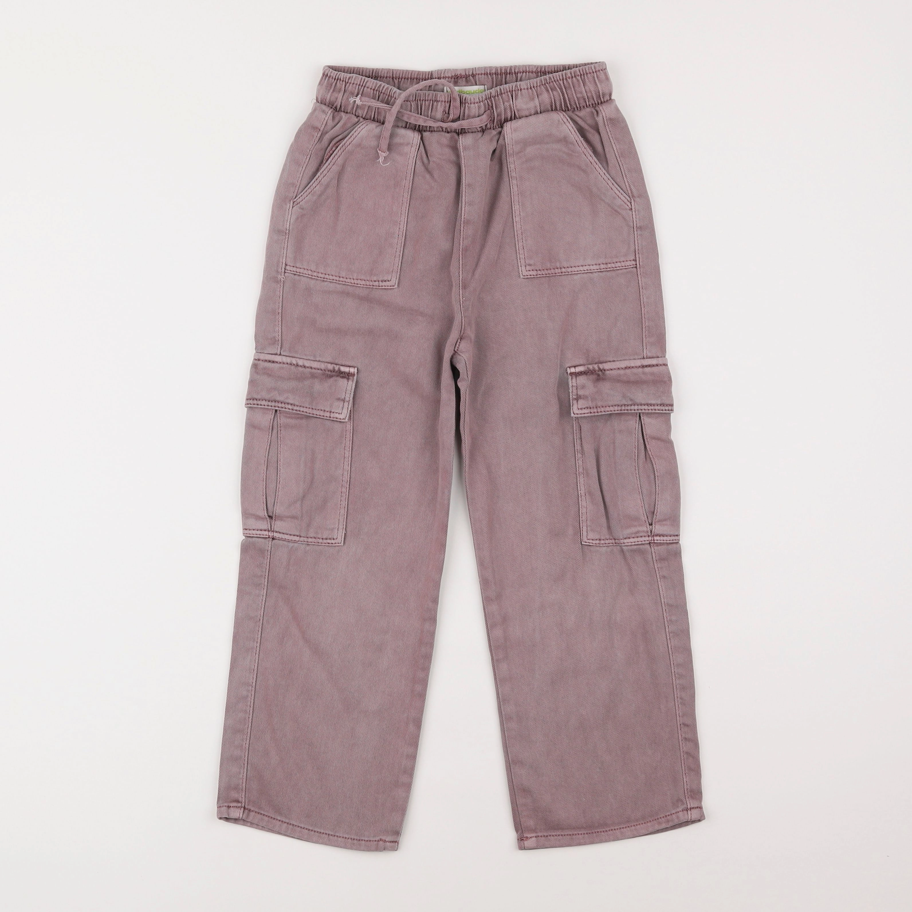 Vertbaudet - pantalon violet - 7 ans