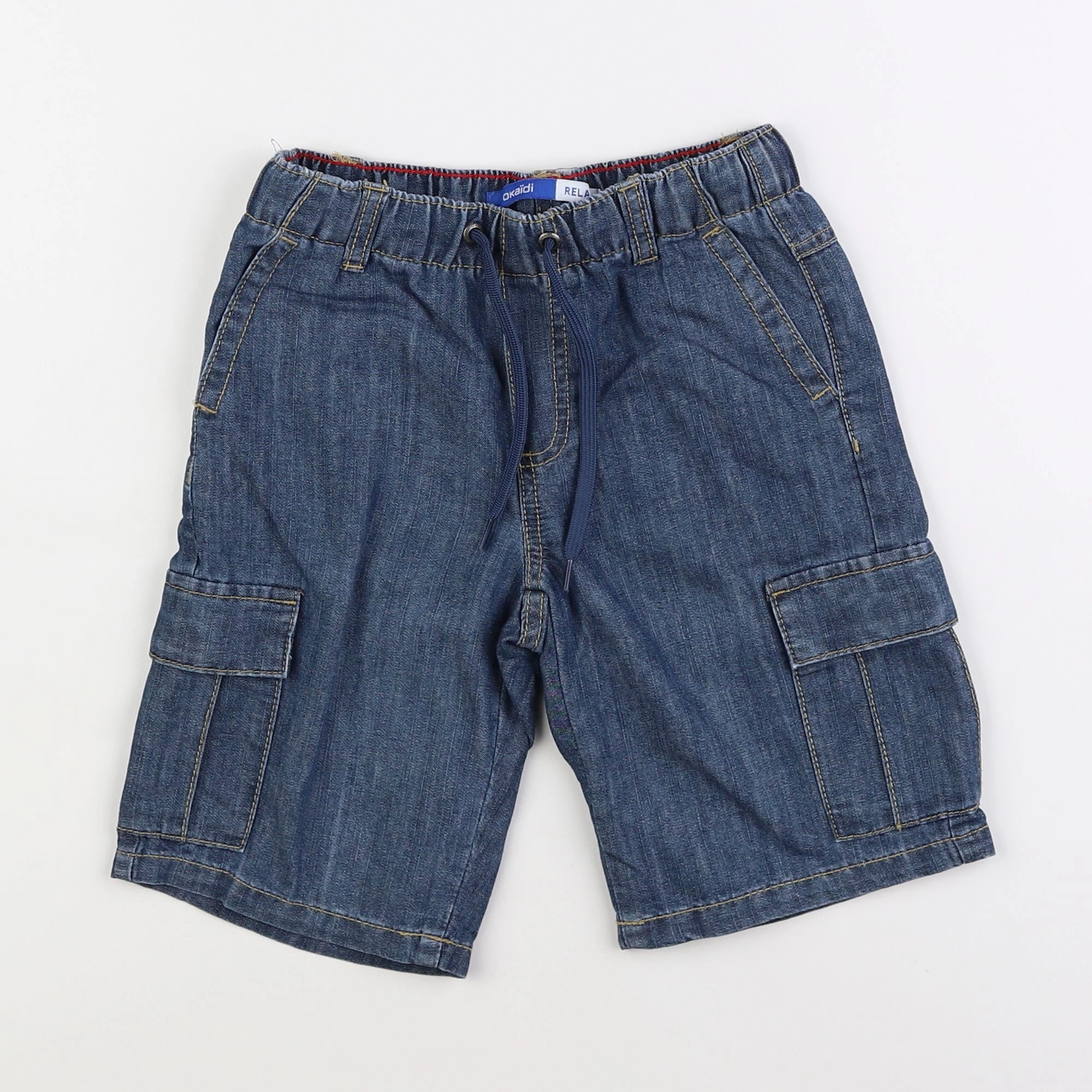 Okaidi - short bleu - 7 ans