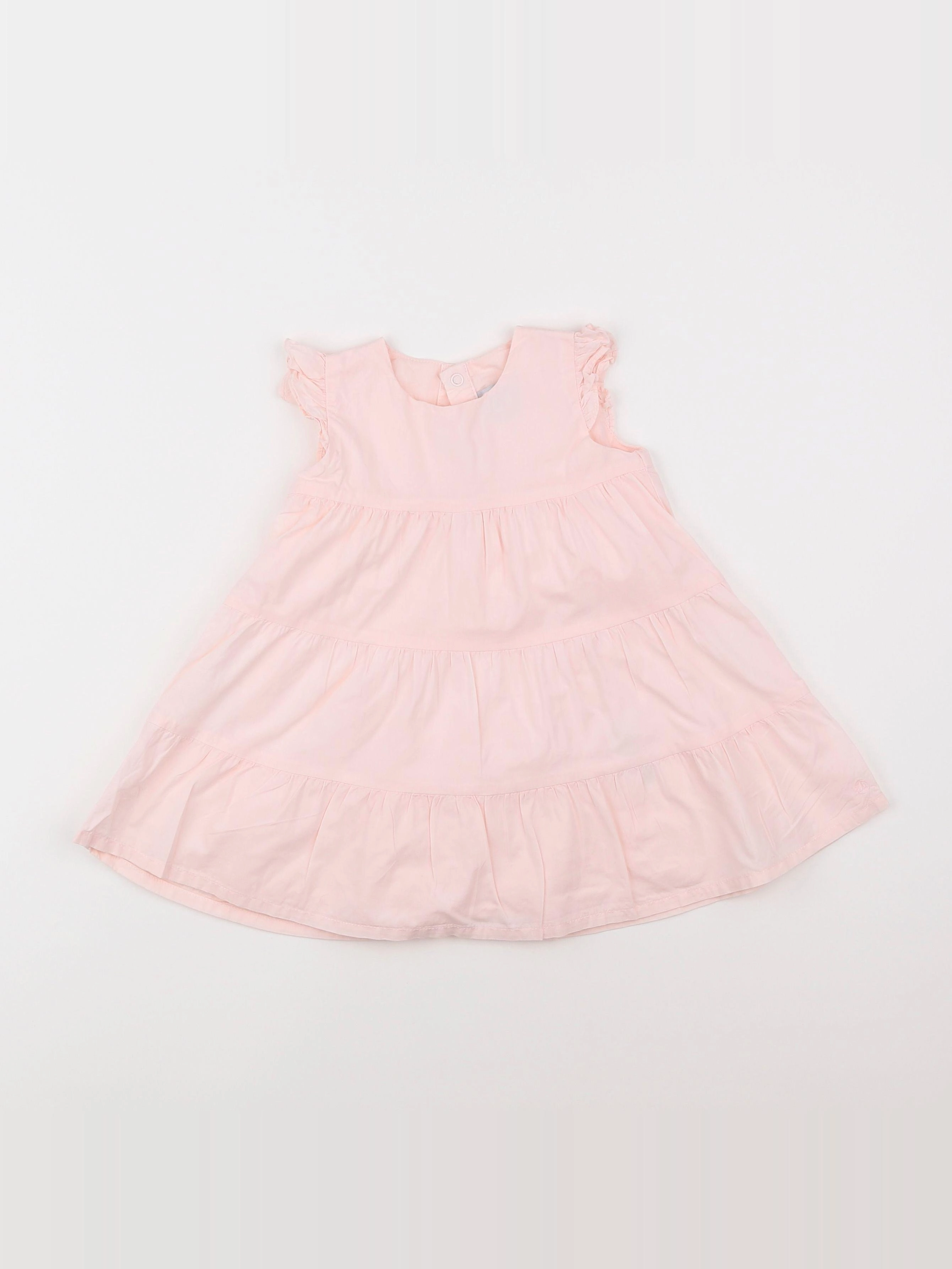 Petit Bateau - robe rose - 18 mois