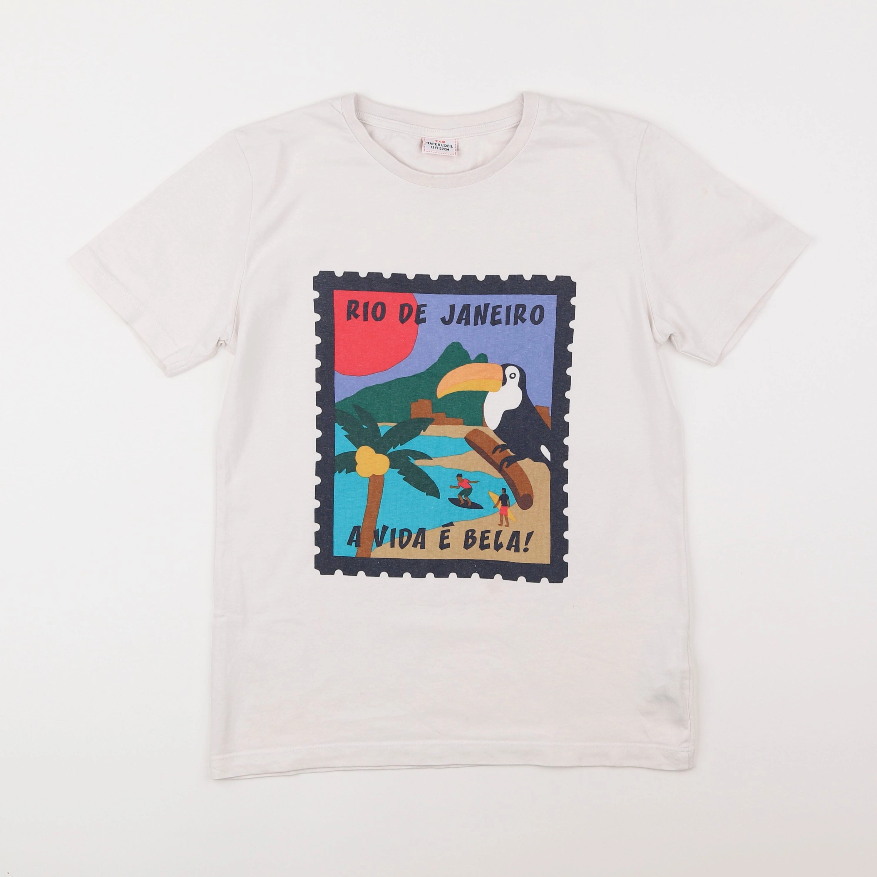 Tape à l'oeil - tee-shirt blanc - 12 ans