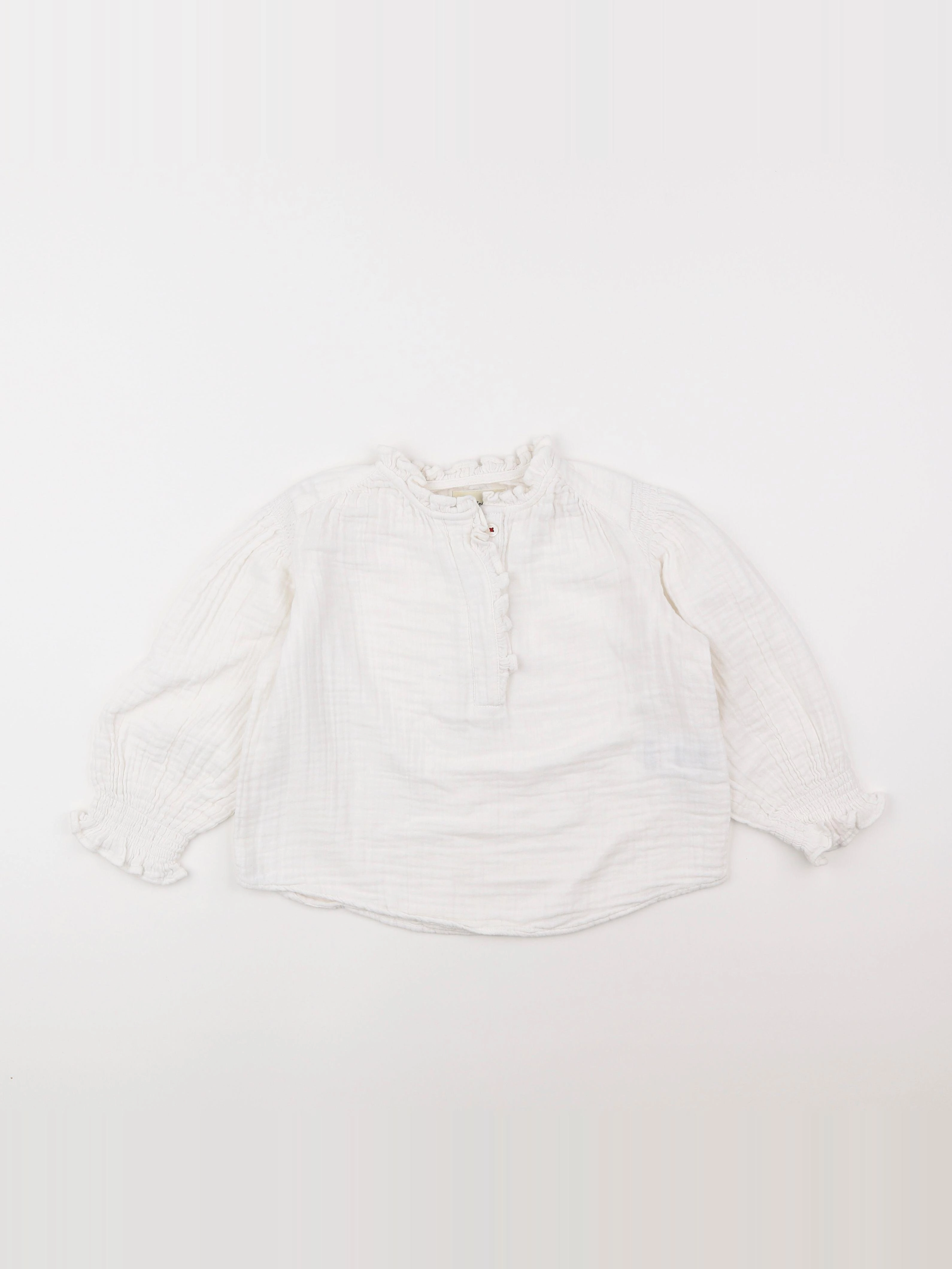 Bellerose - blouse blanc - 6 ans