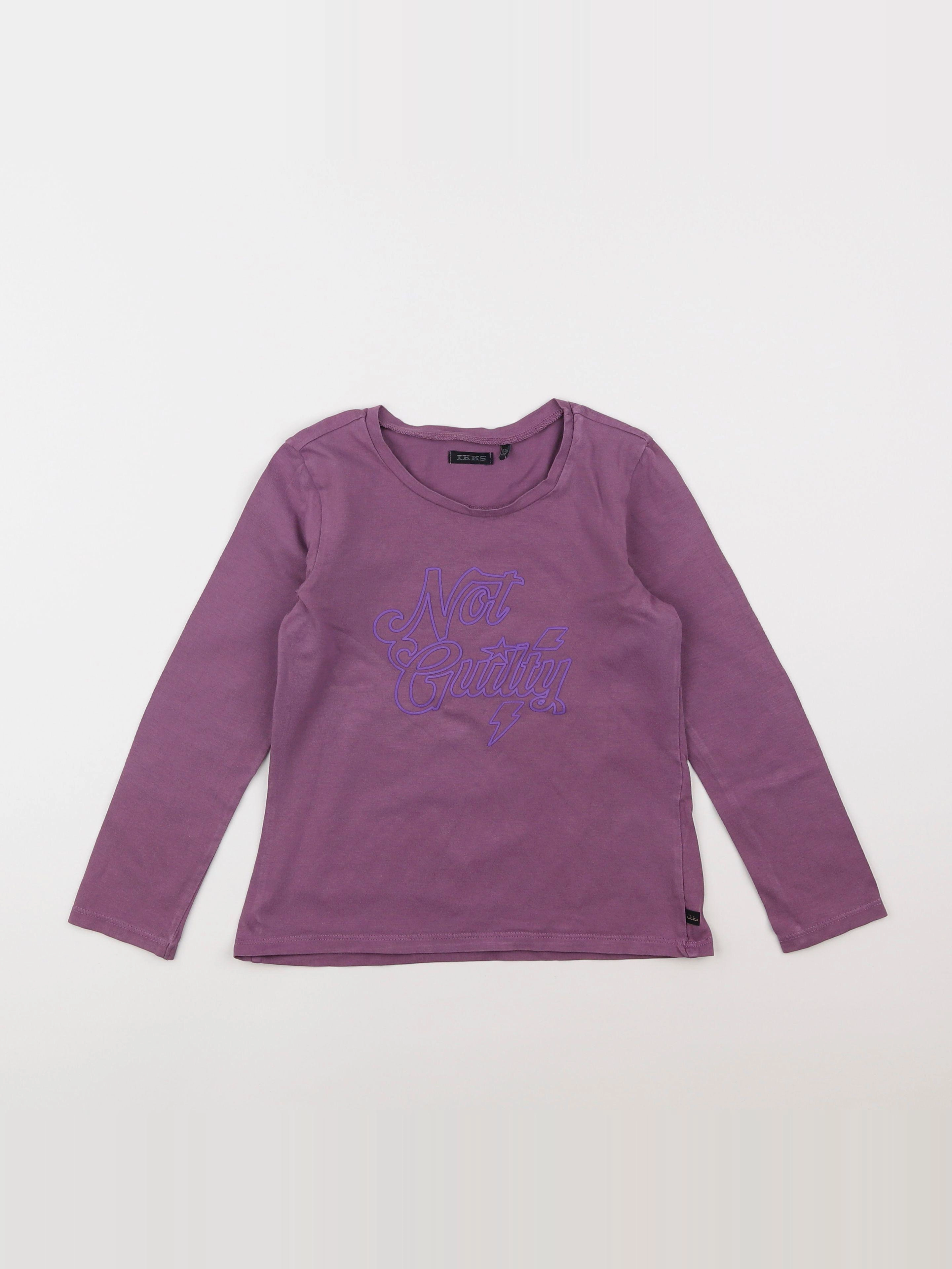 IKKS - tee-shirt violet - 6 ans