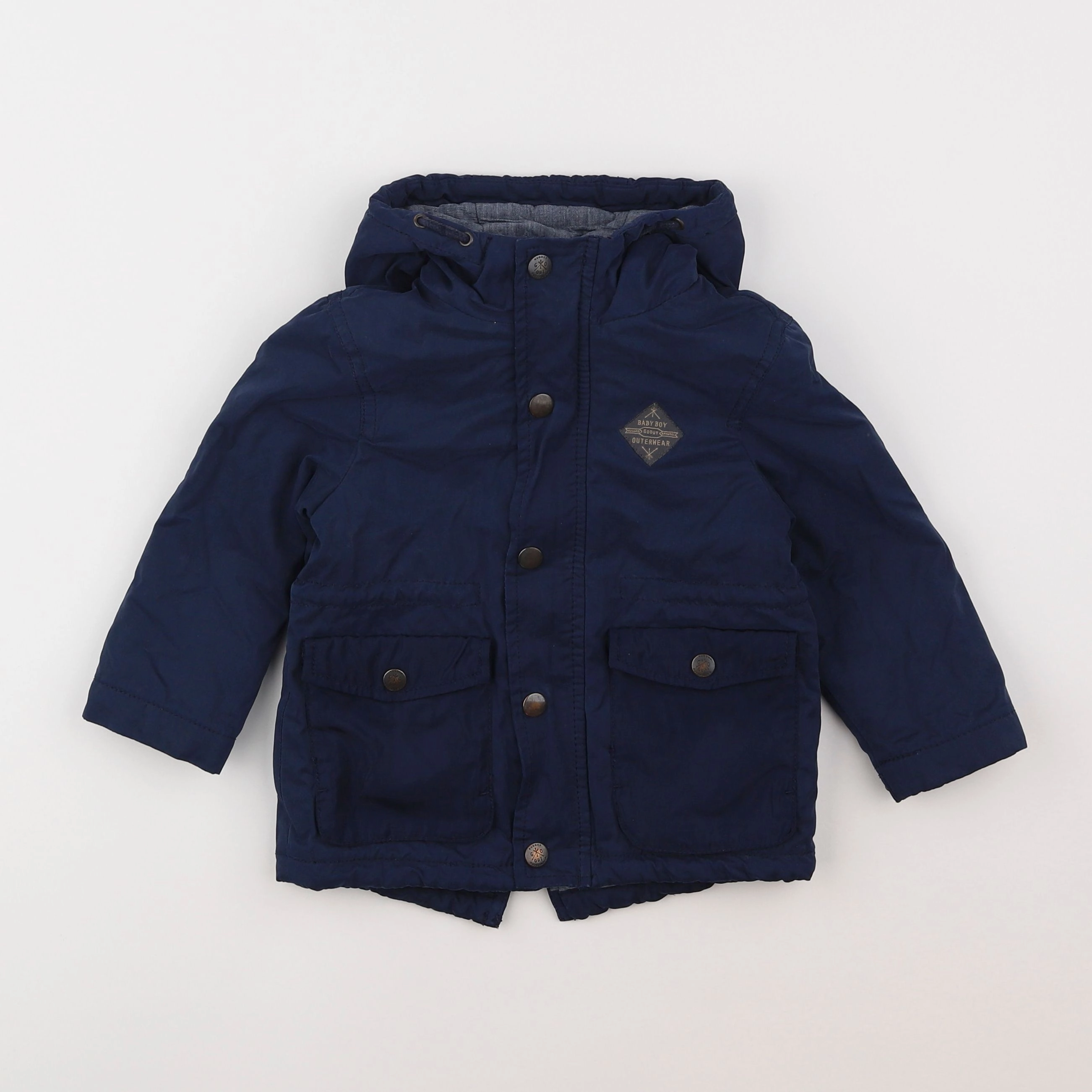 Zara - manteau bleu - 18 mois à 2 ans