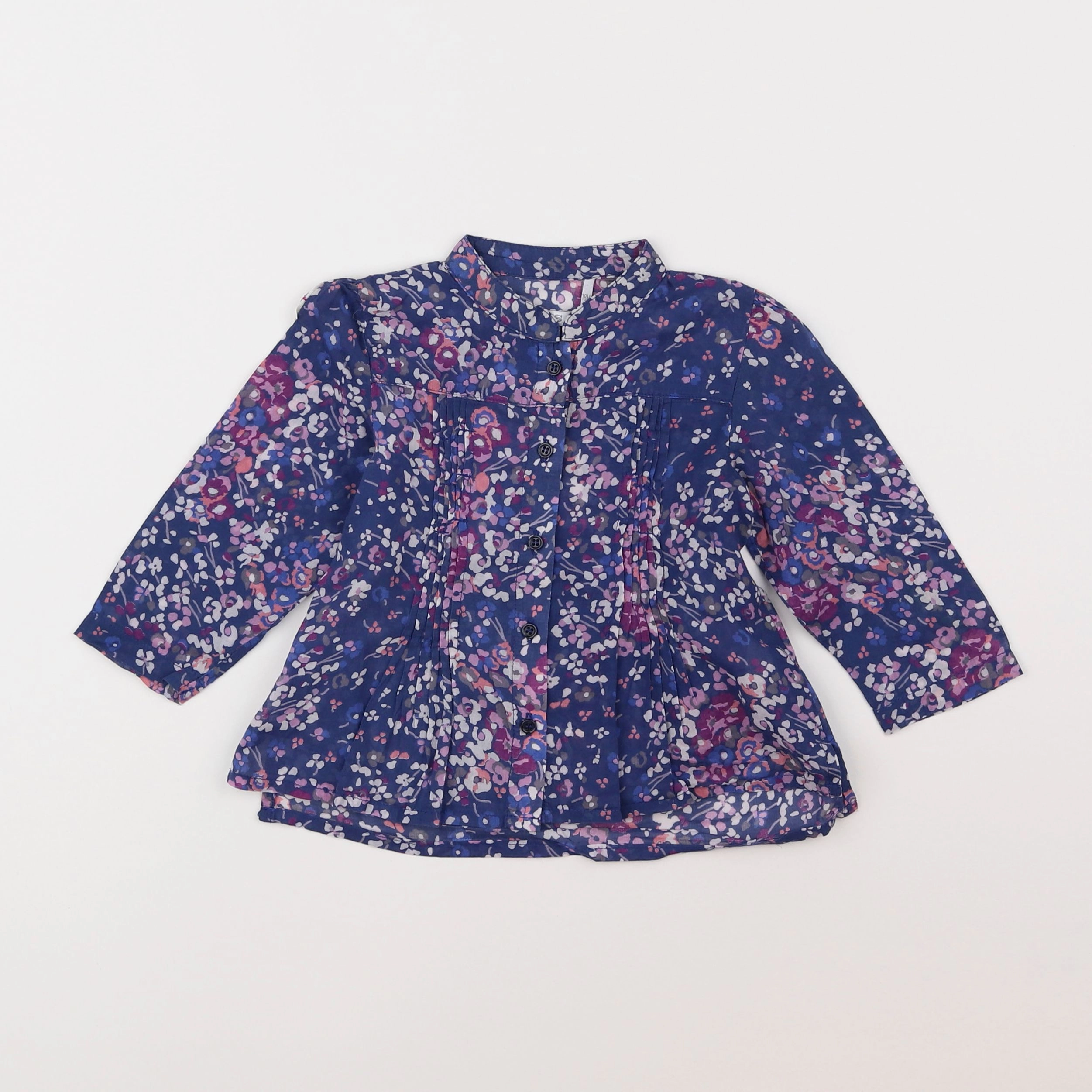 IKKS - blouse violet - 18 mois