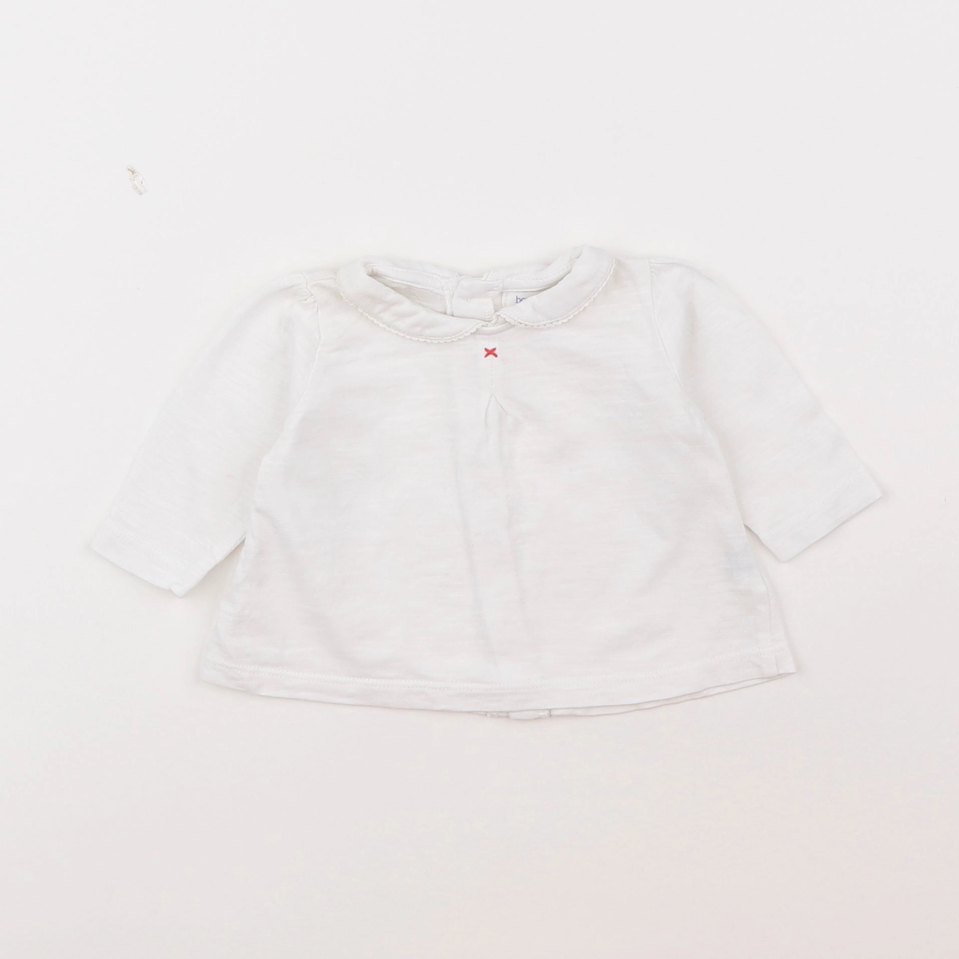 Boutchou - tee-shirt blanc - 1 mois