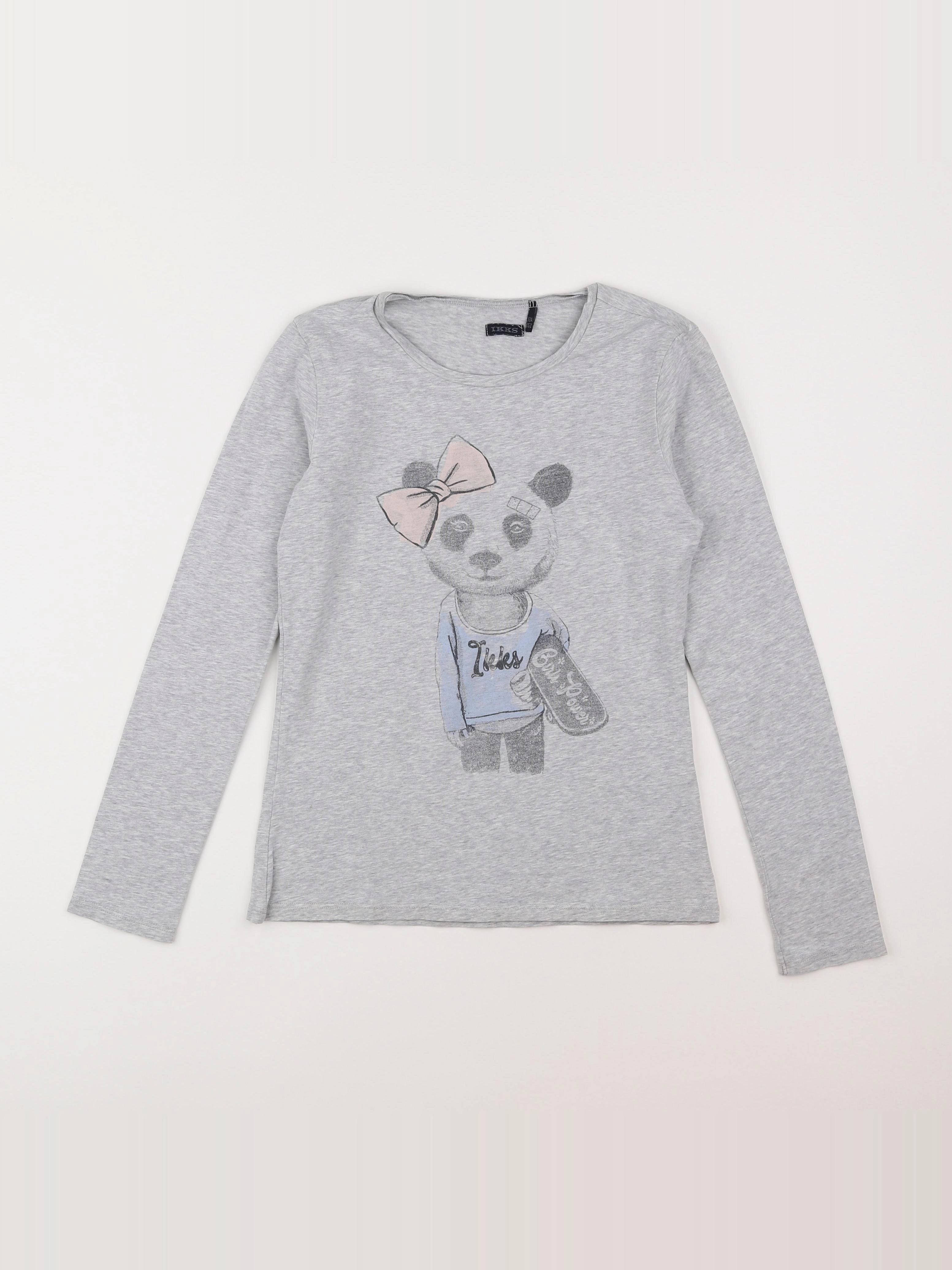 IKKS - tee-shirt gris - 12 ans