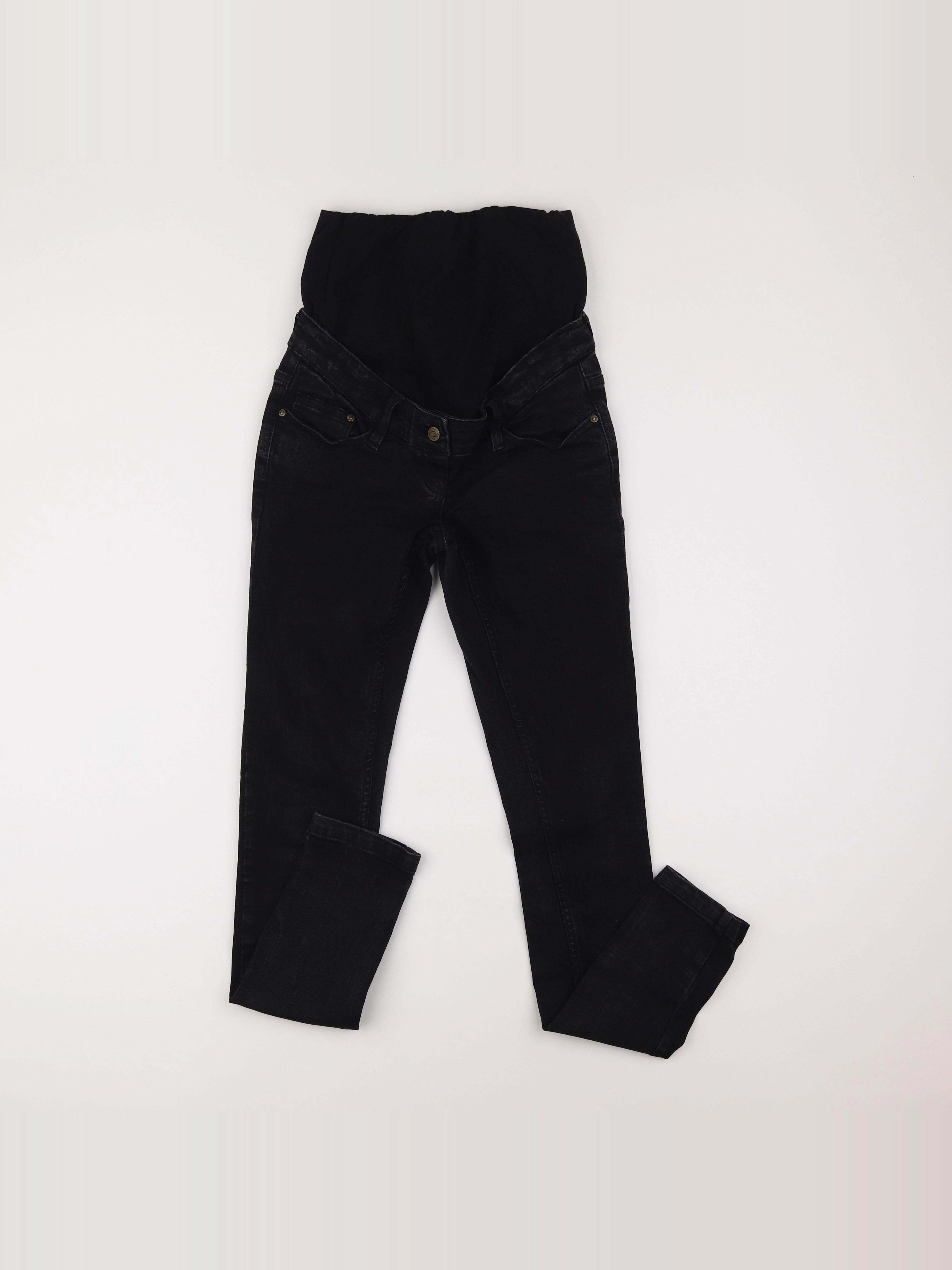 Vertbaudet - jean grossesse noir - 36