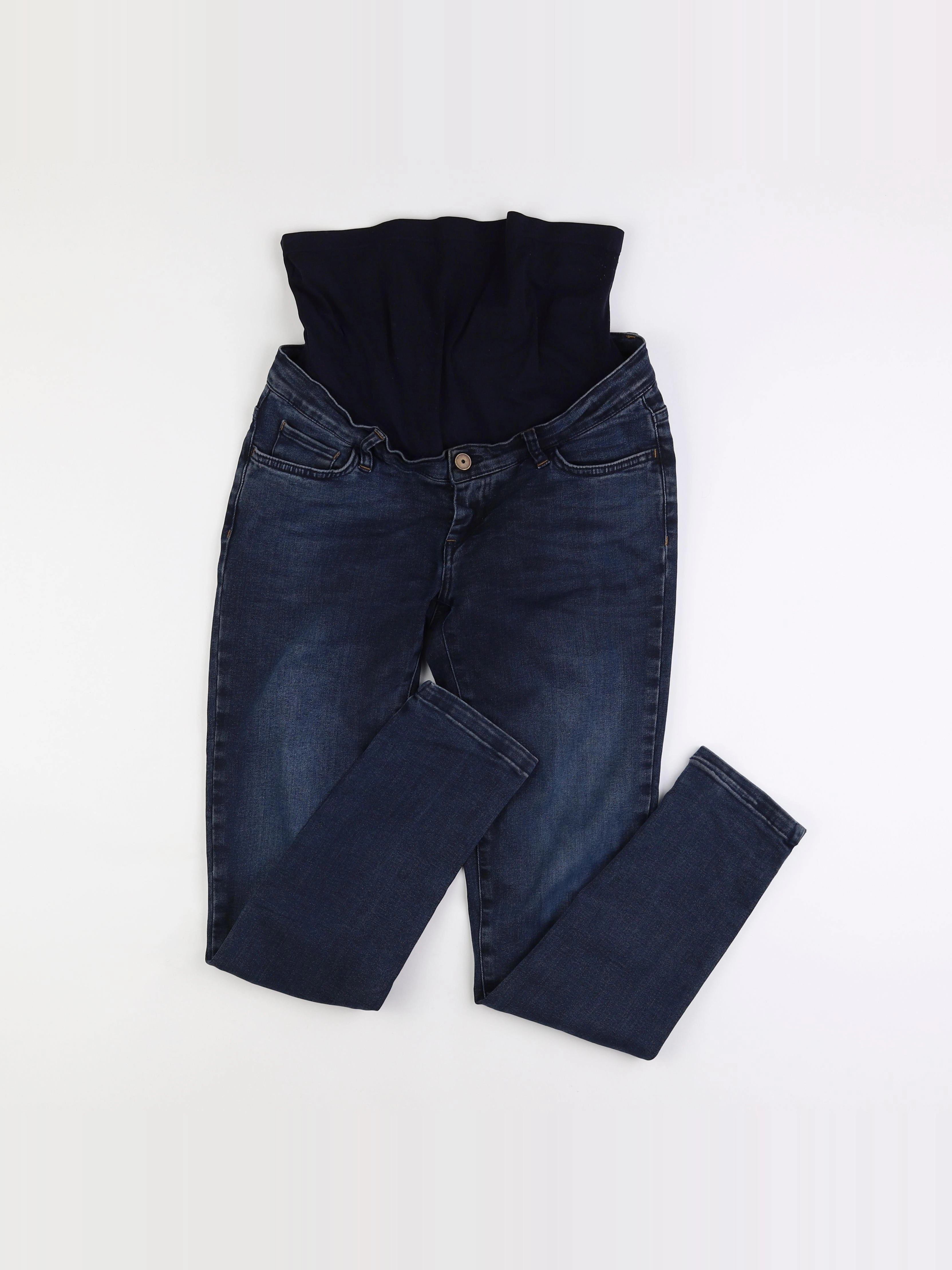 Envie de fraise - jean grossesse bleu - 36