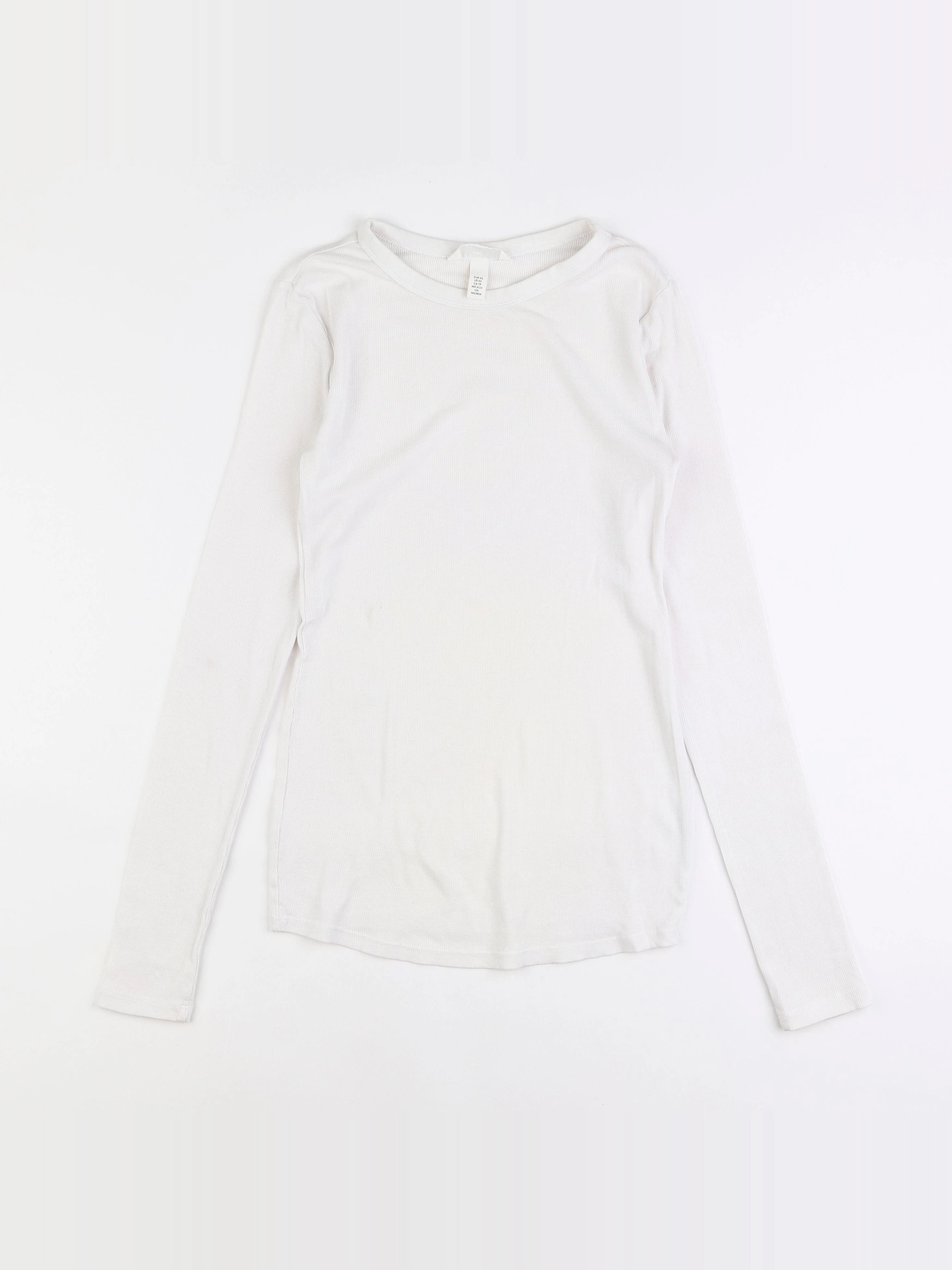 H&M - tee-shirt grossesse blanc - 34